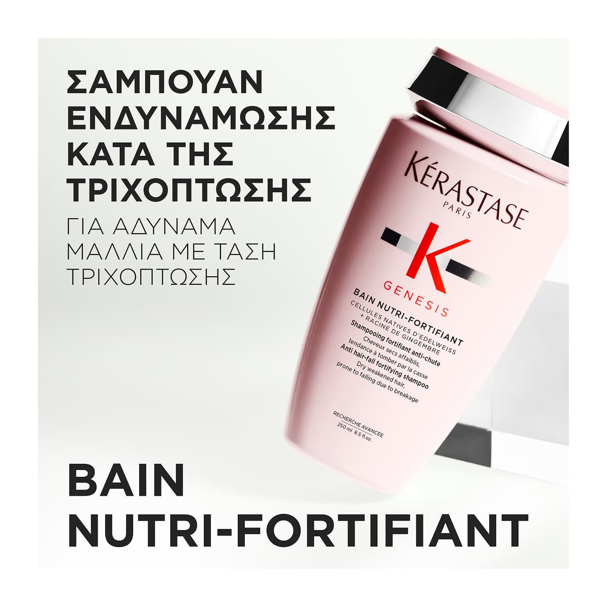 Kerastase Genesis Bain Nutri Fortifiant Σαμπουάν Κατά Της Τριχόπτωσης Για Ξηρά Χονδρά Μαλλιά 250ml