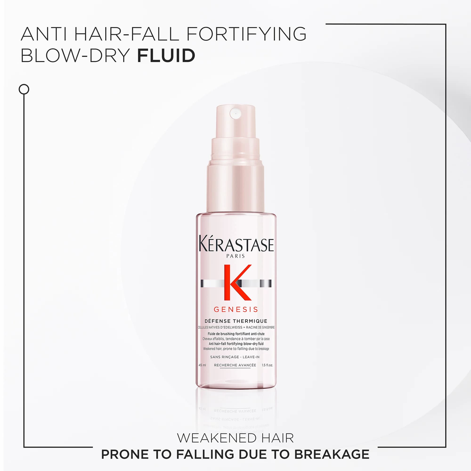 Kerastase Genesis Essentials Set για Λεπτά και Αδύναμα Μαλλιά (Shampoo 80ml, Conditioner 75ml, Blow Dry Fluid 45ml) 5