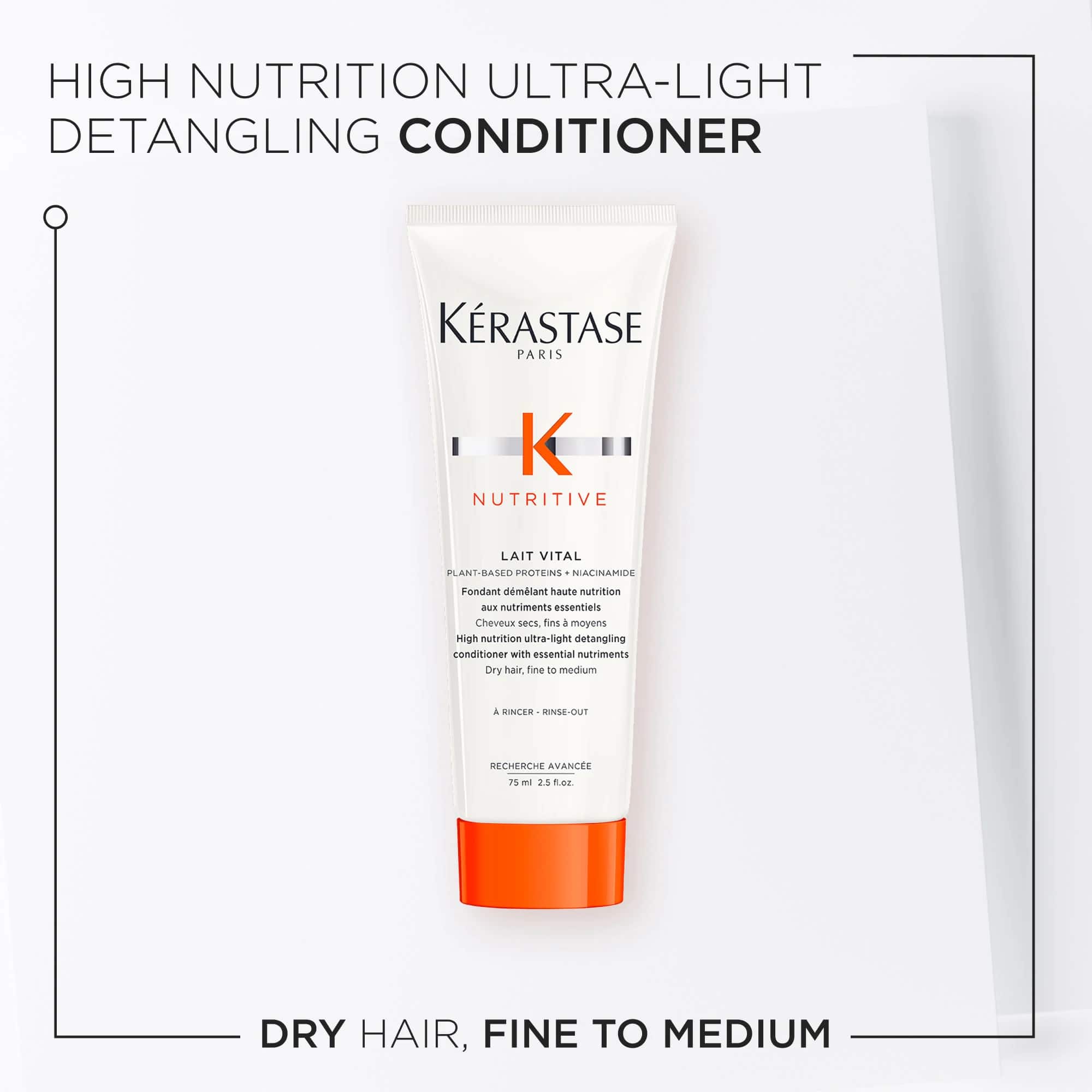 Kerastase Nutritive Lait Vital Conditioner Εντατικής Θρέψης για Ξηρά Μαλλιά 75ml 2