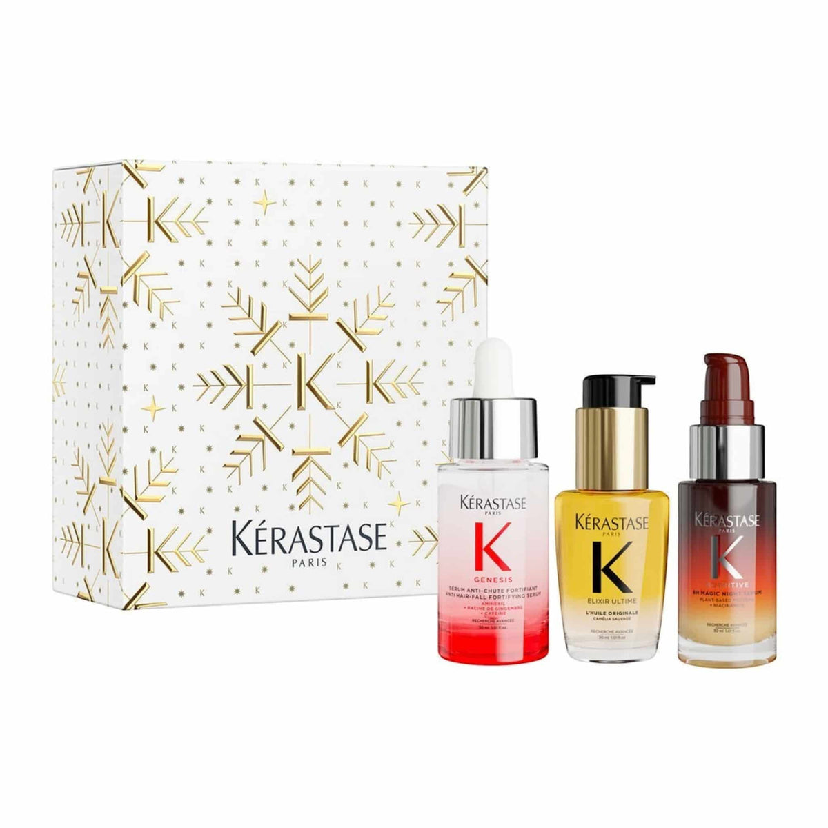 Kerastase Mini Iconics Εορταστικό Σετ για Ενδυνάμωση, Ενυδάτωση και Λάμψη 1