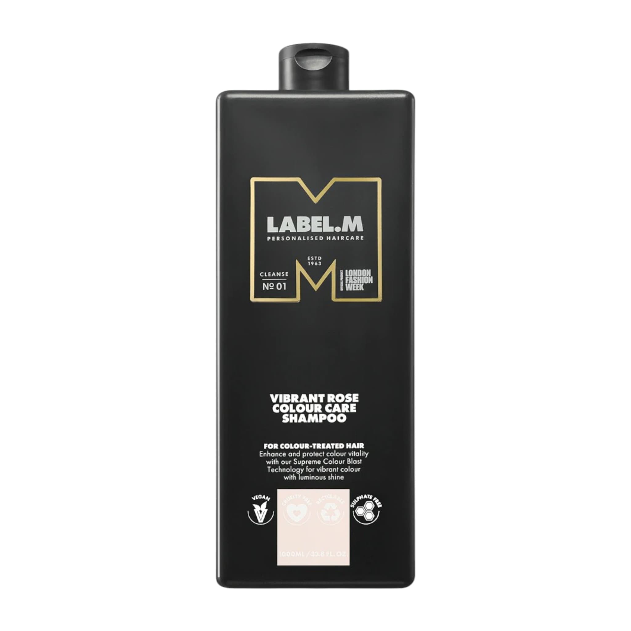 Label.m Vibrant Rose Colour Care Shampoo 1000ml 1