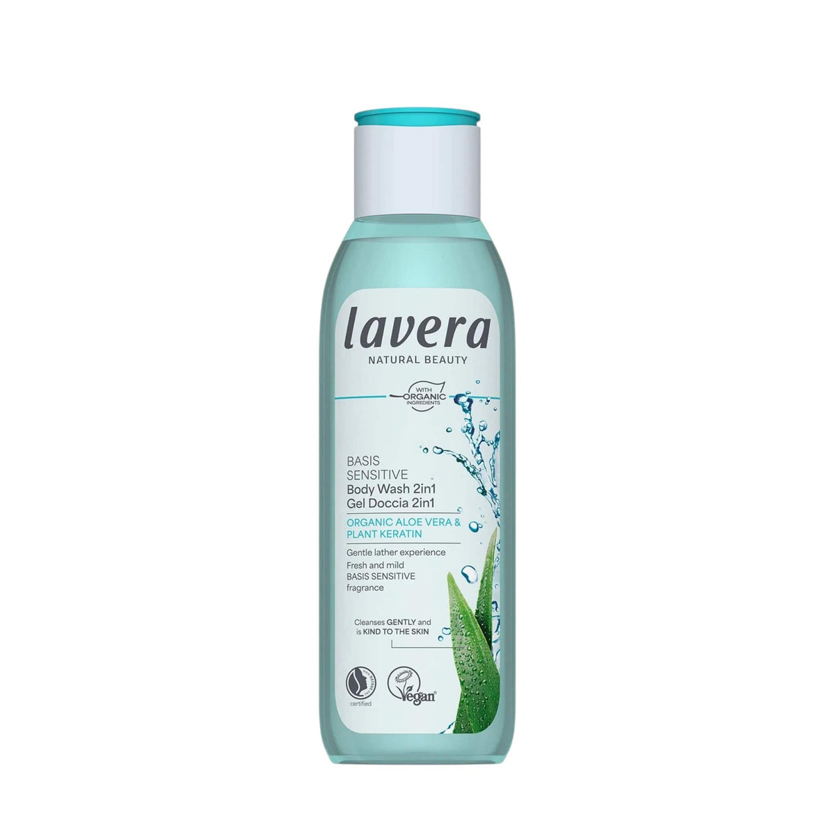 Lavera Basis Sensitiv Hydro Feelig Σαμπουάν & Αφρόλουτρο Basis 2 σε 1 250ml