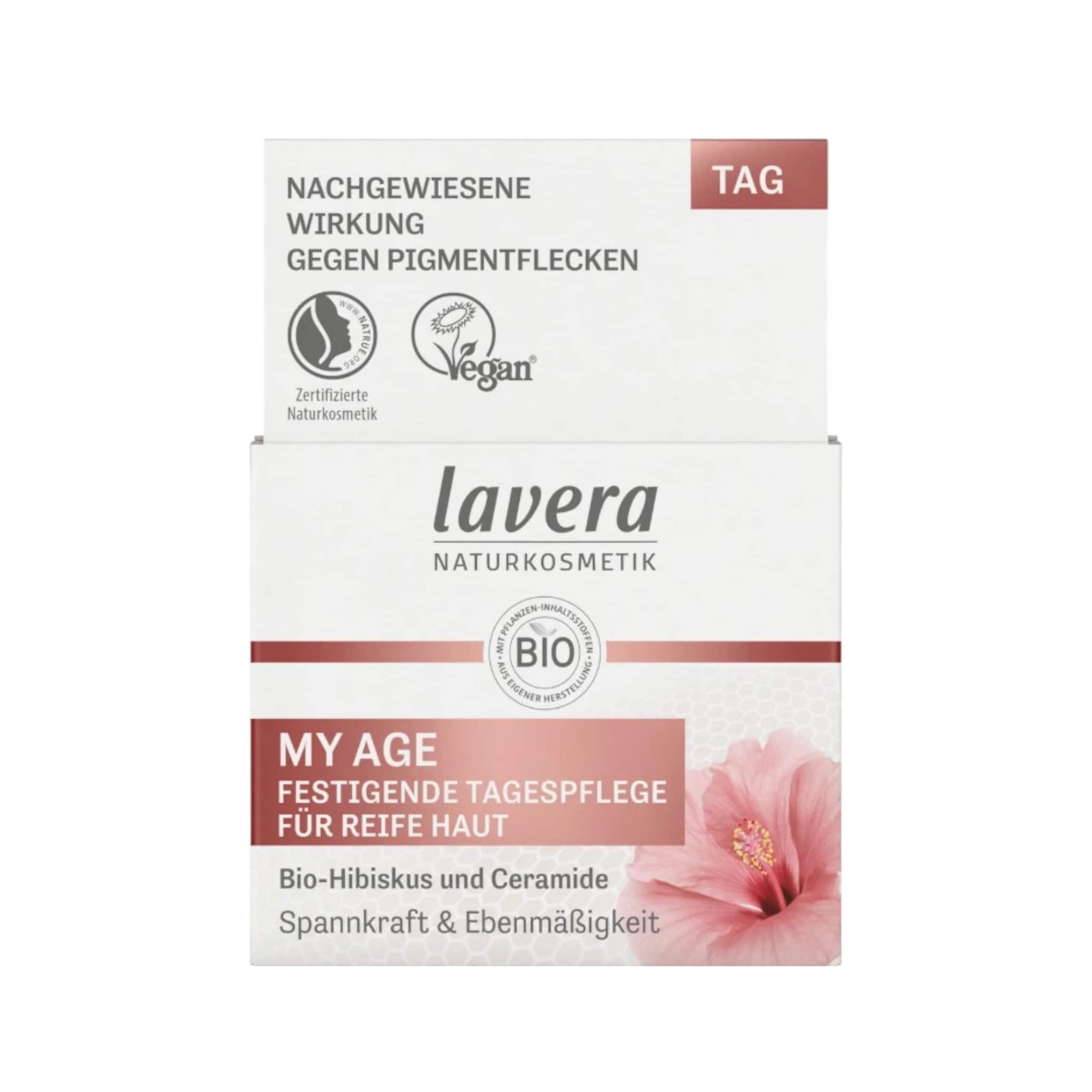 Lavera My Age Συσφικτική Κρέμα Ημέρας Με Βιολογικό Ιβίσκο και Βιολογικό Κηραμίδιο 50ml 1