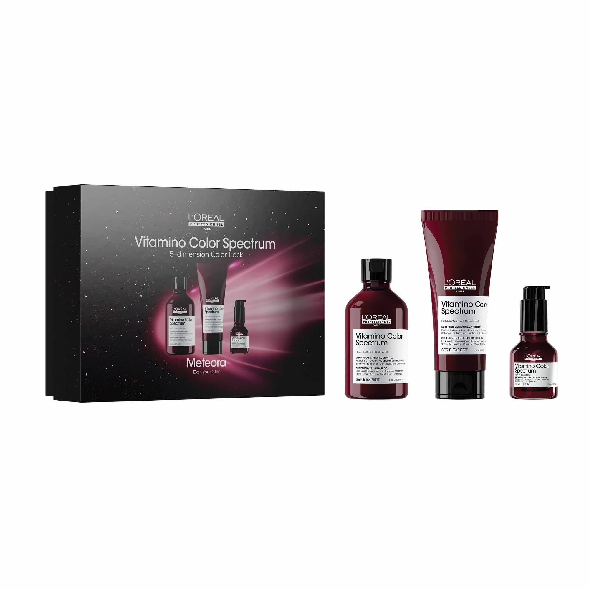 L'Oreal Professionnel Vitamino Color Spectrum Limited Edition Trio Gift Set Λάμψη και Προστασία Χρώματος 1
