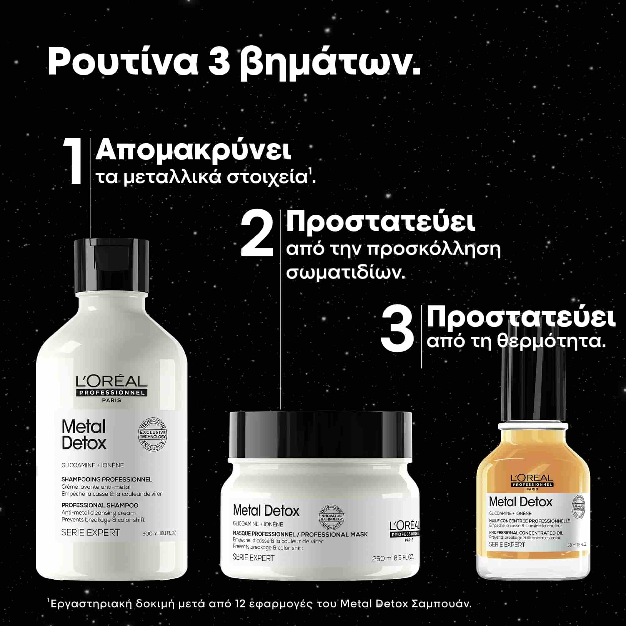 L'Oreal Professionnel Metal Detox Trio Gift Set για Λιγότερο Σπάσιμο 4