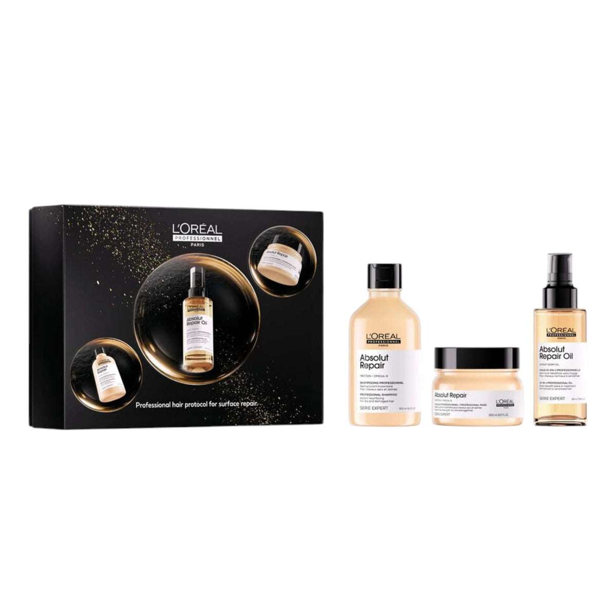 L'Oreal Professionnel Absolut Repair Trio Σετ Αναδόμησης 1