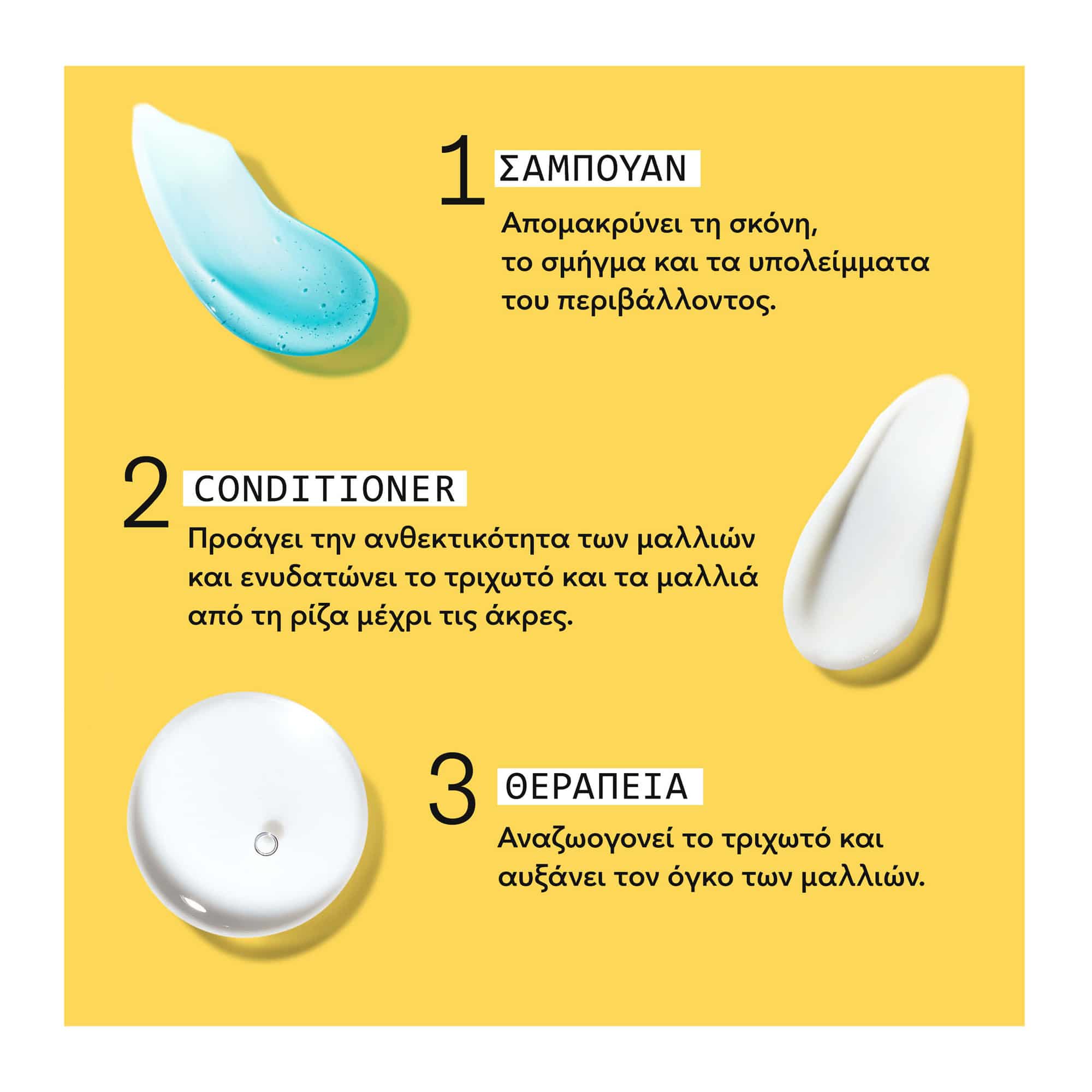 Nioxin Scalp & Hair Σύστημα 1 Trial Kit Φυσικά Μαλλιά Ελαφριά Αραίωση (Shampoo 150ml, Conditioner 150ml, Treatment Serum 40ml)