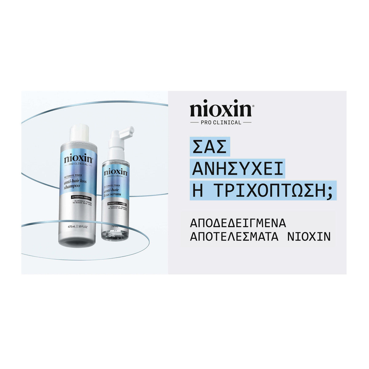 Nioxin Anti-Hair Loss Σαμπουάν κατά της Τριχόπτωσης 240ml