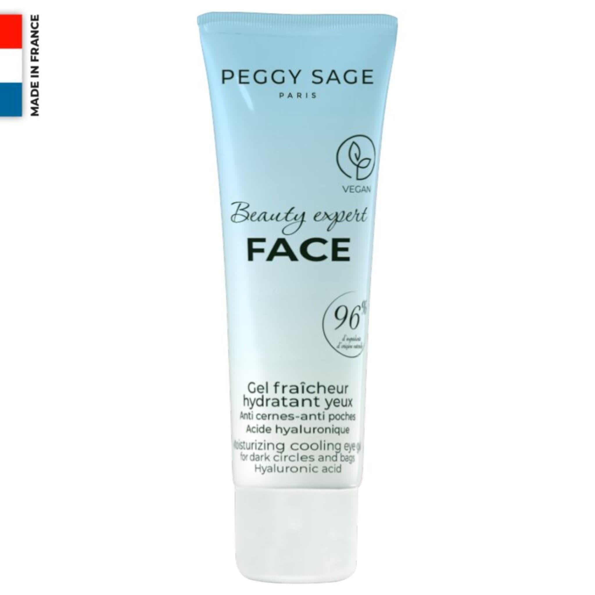 Peggy Sage Beauty Expert Face Moisturizing Cooling Eye Gel Τζελ Ματιών Κατά των Μαύρων Κύκλων 15ml 1
