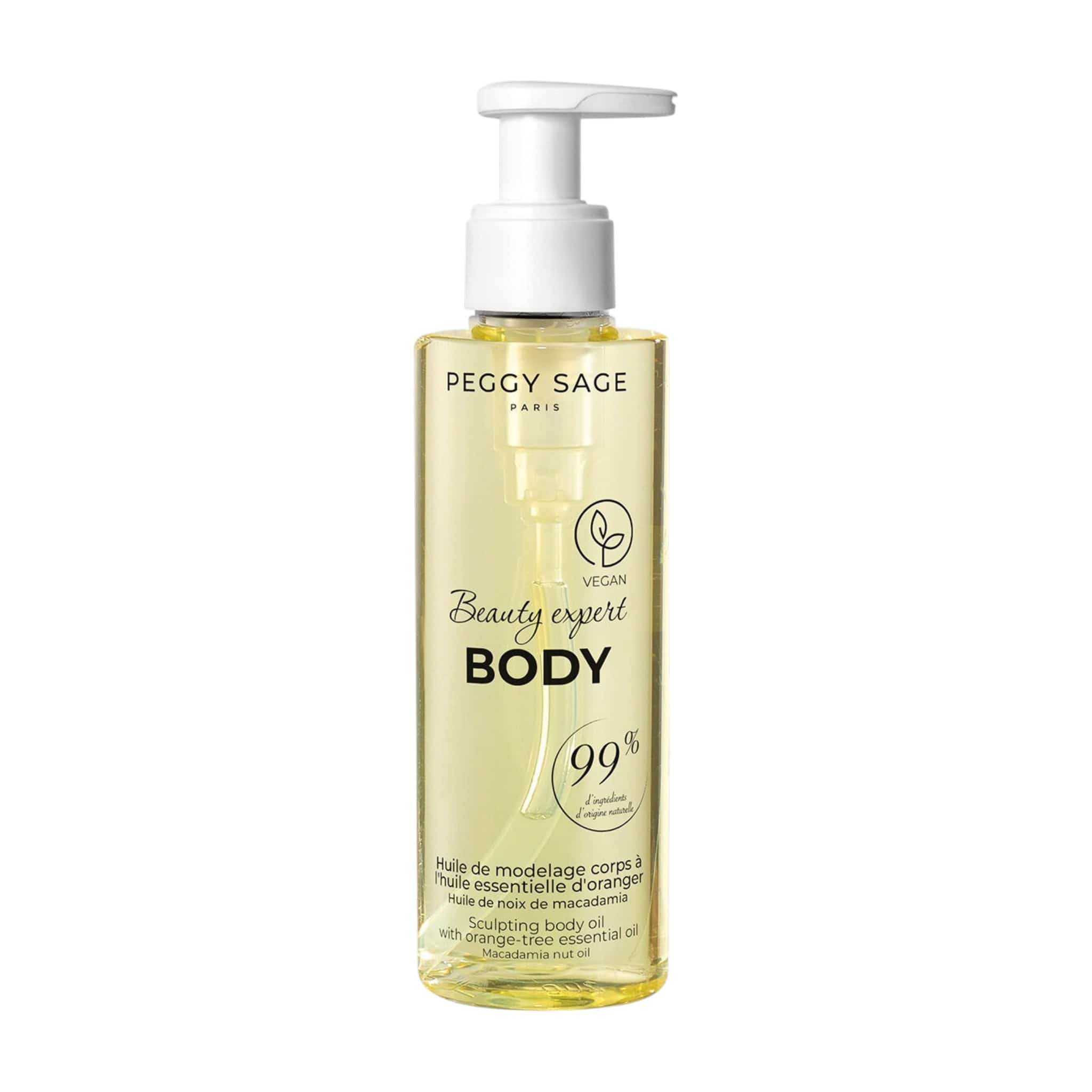 Peggy Sage Sculpting Body Oil With Orange Tree Essential Oil Έλαιο Μασάζ για το Σώμα 200ml 1
