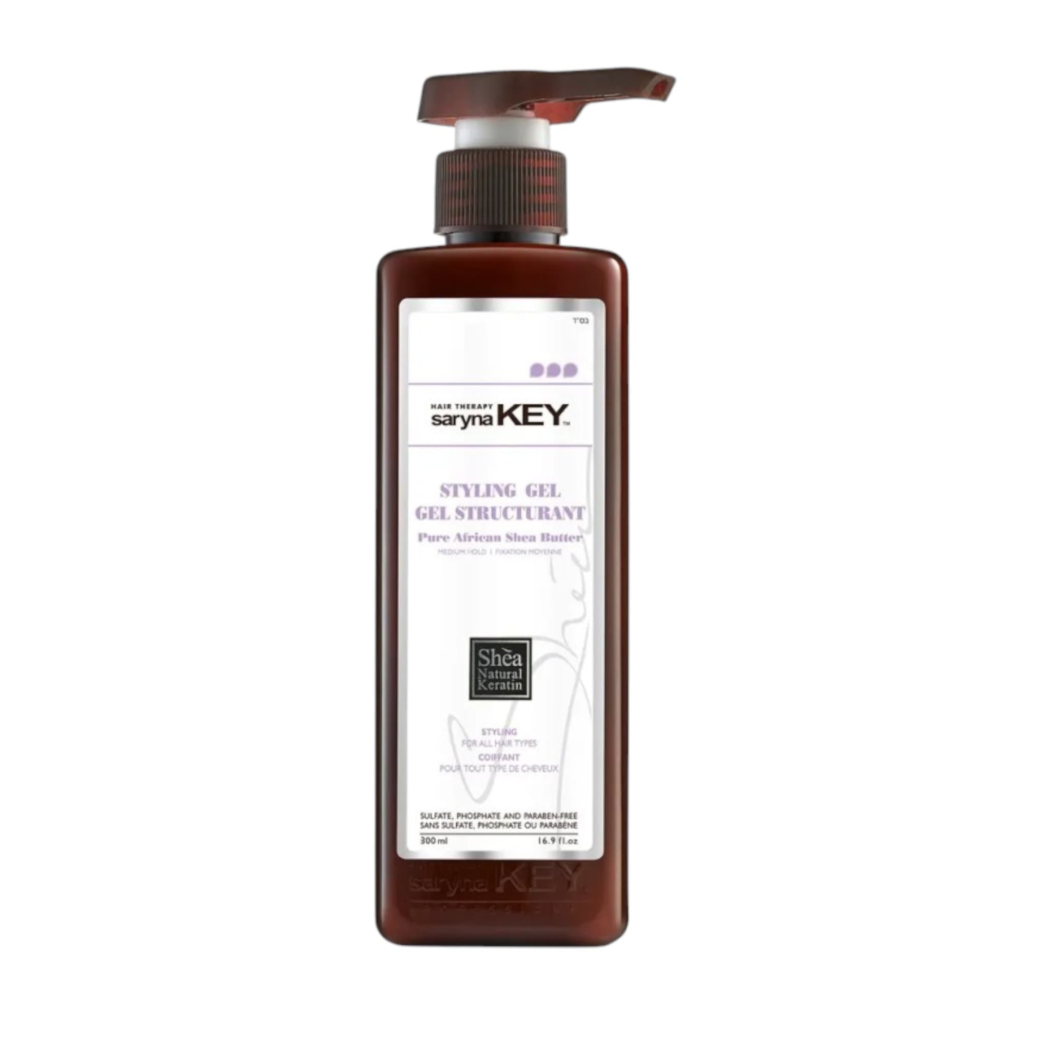 SarynaKey Curl Control Pure African Shea Liquid Gel Medium Hold 300ml 1