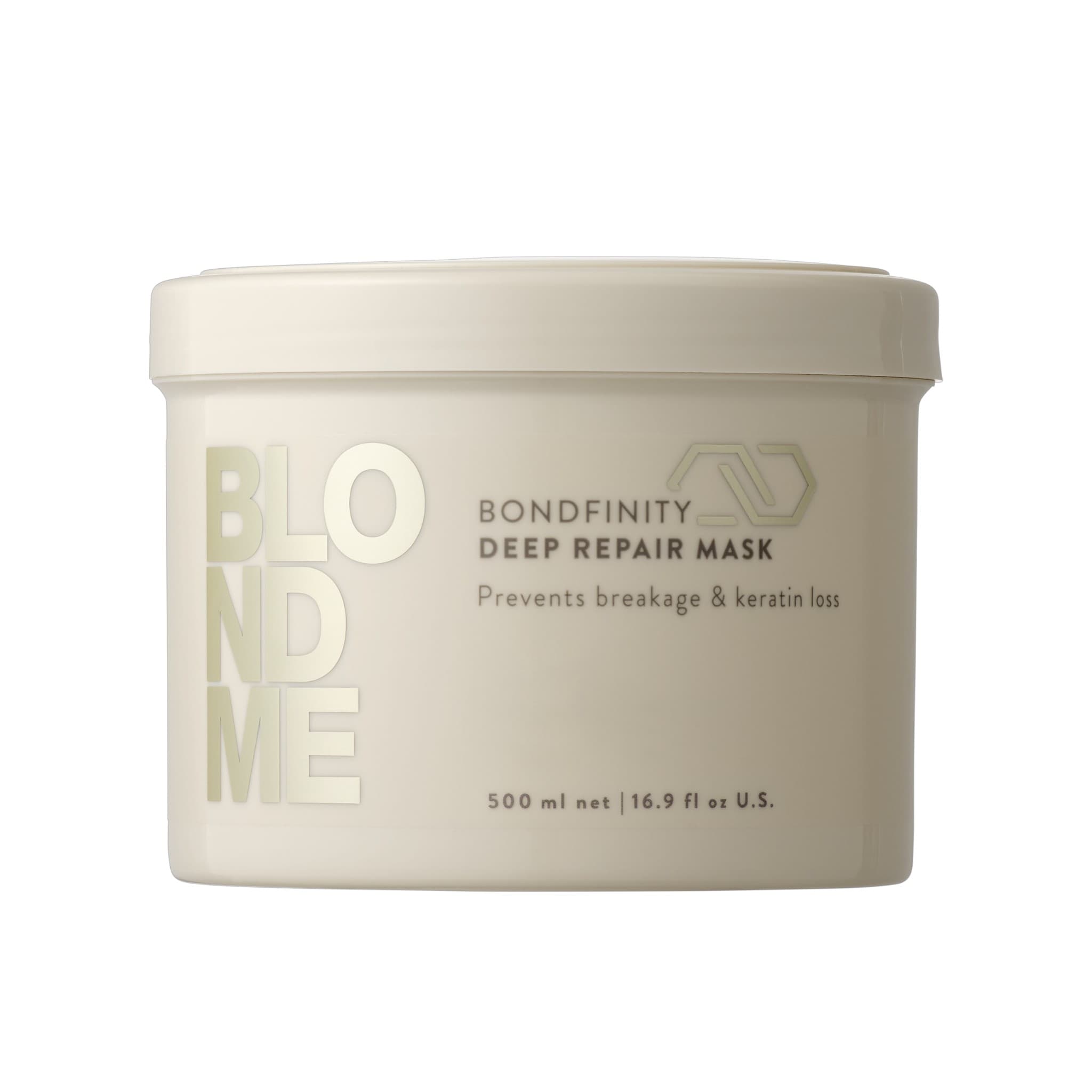 Schwarzkopf BlondMe Bondfinity Deep Repair Mask Επανορθωτική Μάσκα για Ξανθά Μαλλιά 500ml 1