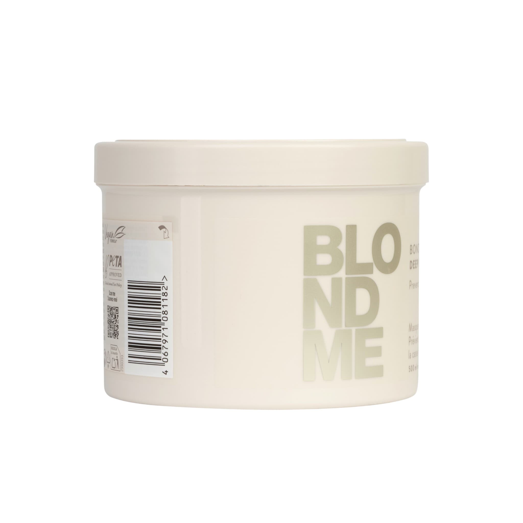 Schwarzkopf BlondMe Bondfinity Deep Repair Mask Επανορθωτική Μάσκα για Ξανθά Μαλλιά 500ml 2