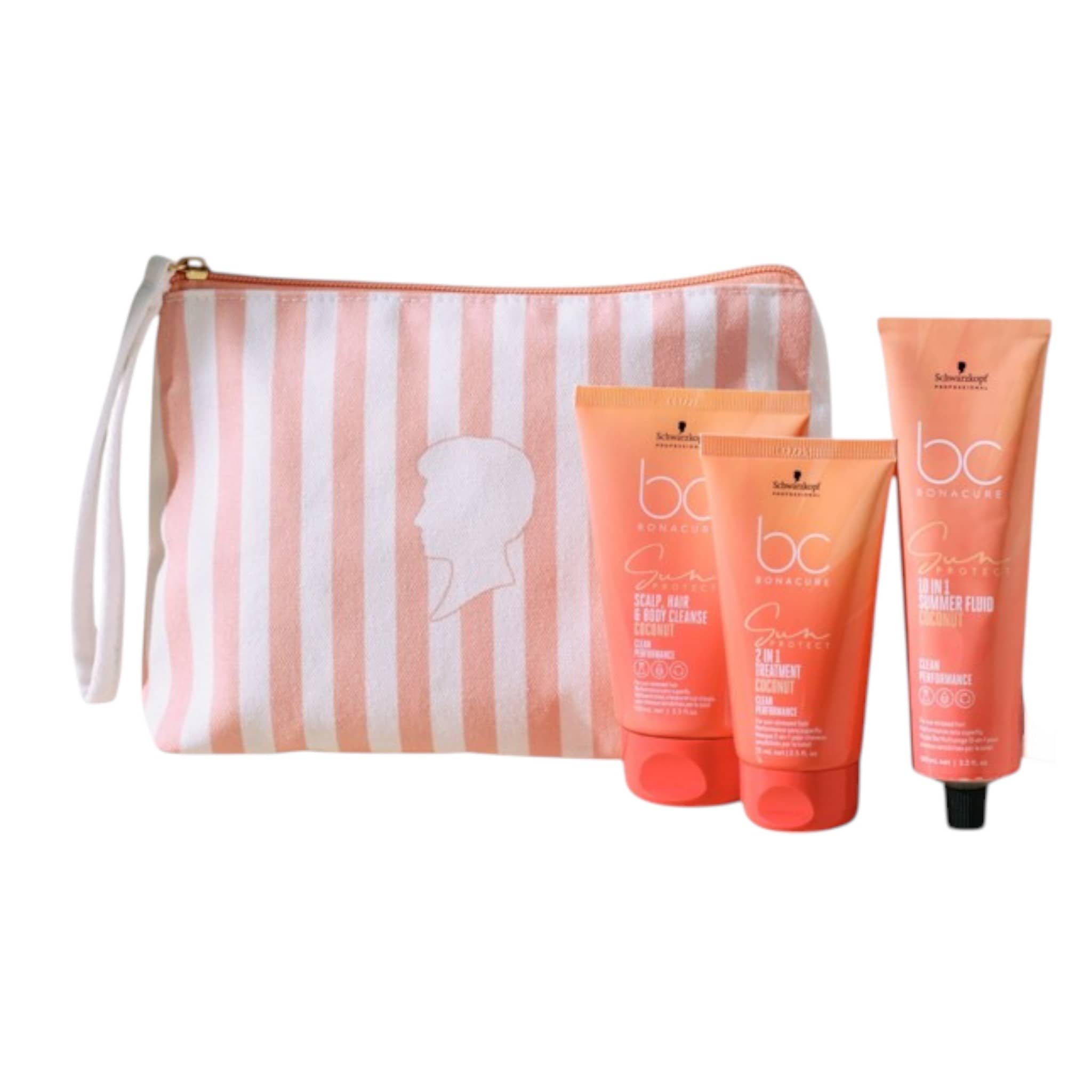 Schwarzkopf Professional BC Bonacure Sun Protect Καλοκαιρινό Σετ Μαλλιών (Cleanse 100ml, 2-In-1 Treatment 75ml, 10-In-1 S 1