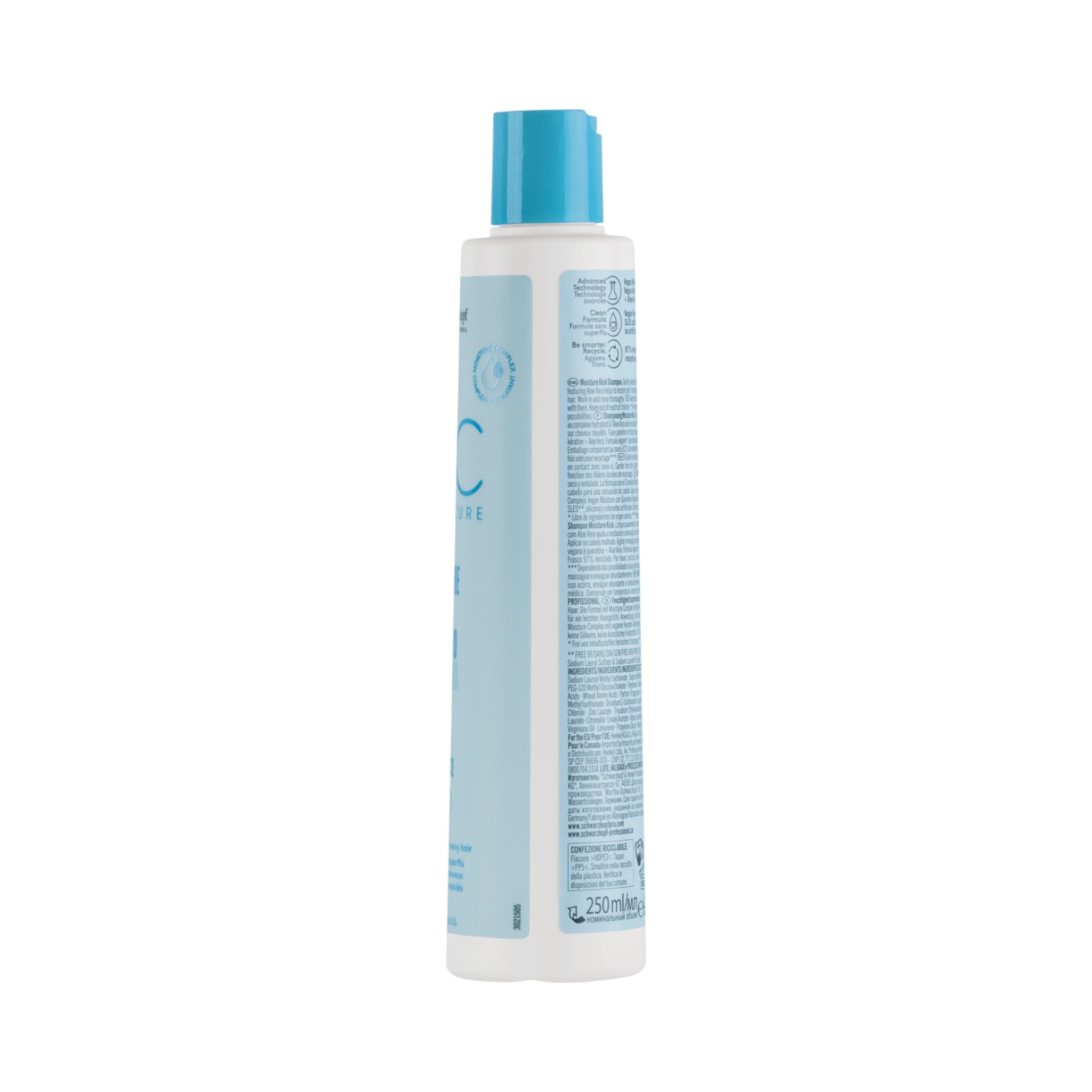 Schwarzkopf Professional BC Bonacure Moisture Kick Shampoo Ενυδατικό Σαμπουάν για Ξηρά Μαλλιά 250ml