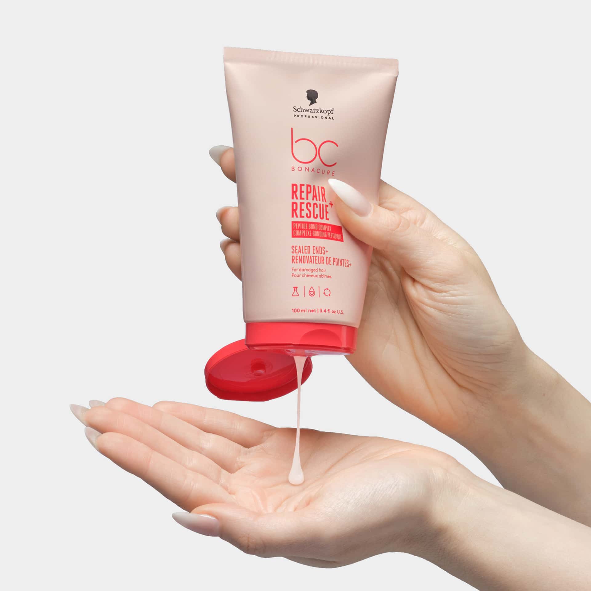 Schwarzkopf Professional BC Bonacure Repair Rescue+ Sealed Ends Serum Κατά της Ψαλίδας 100ml 4