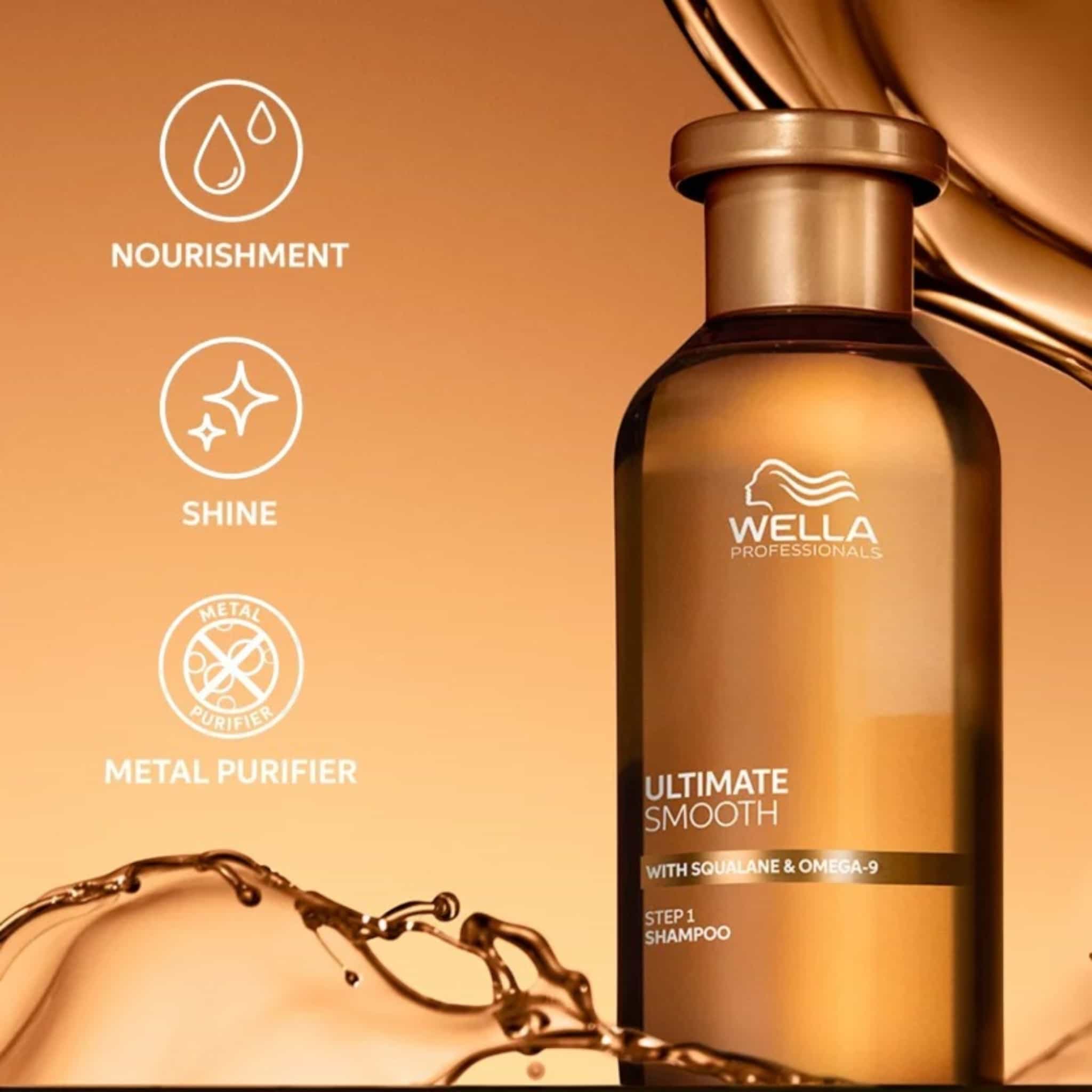 Wella Professionals Ultimate Smooth Shampoo για Λεία και Απαλά Μαλλιά 250ml