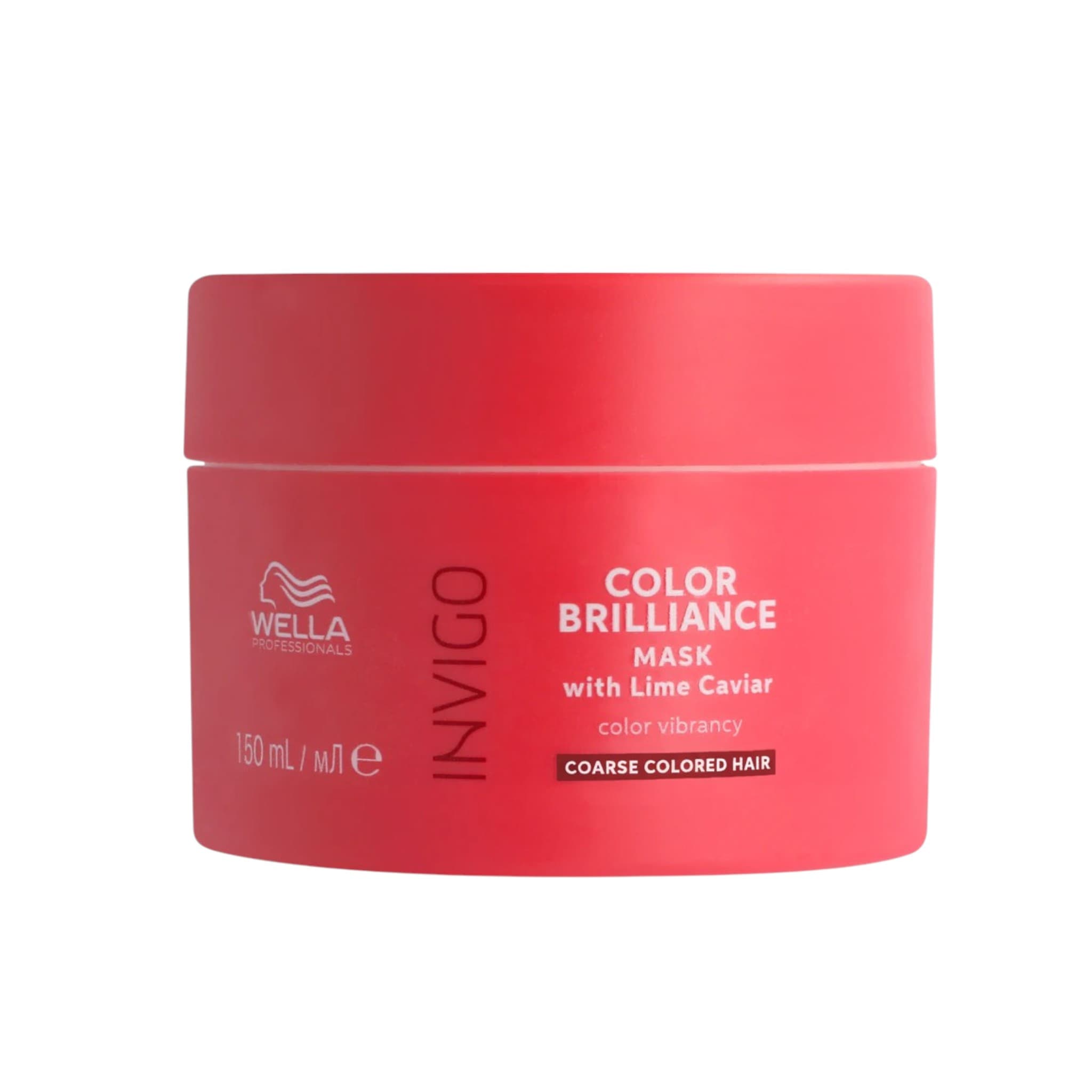 Wella Professionals Invigo Color Brilliance Μάσκα Προστασίας Χρώματος για Χοντρά Μαλλιά 150ml 1