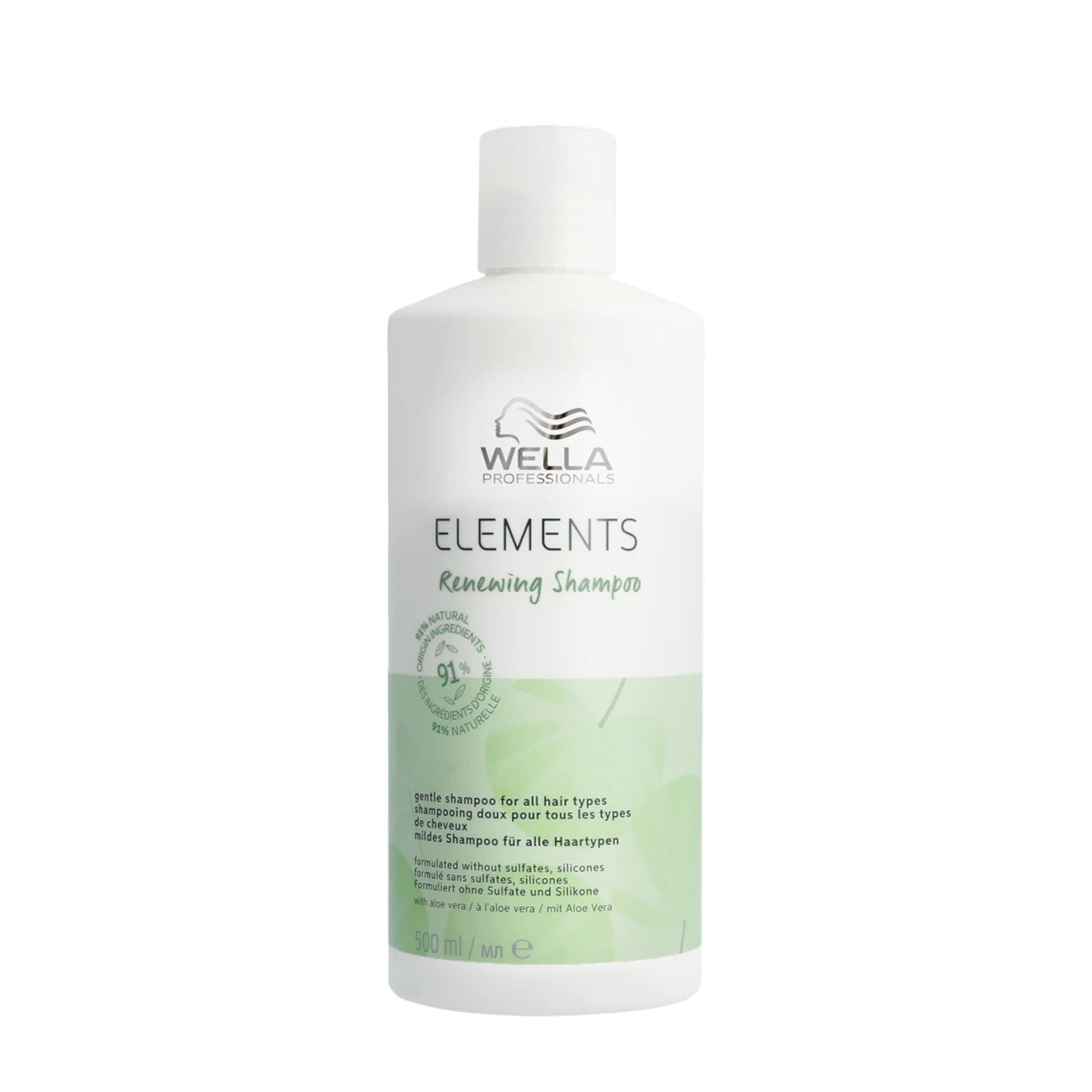 Wella Professionals New Elements Renewing Shampoo Ενυδατικό Σαμπουάν για Όλους τους Τύπους Μαλλιών 500ml 1