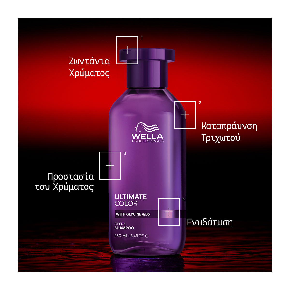 Wella Professionals Ultimate Color Σαμπουάν για Βαμμένα Μαλλιά 250ml 5