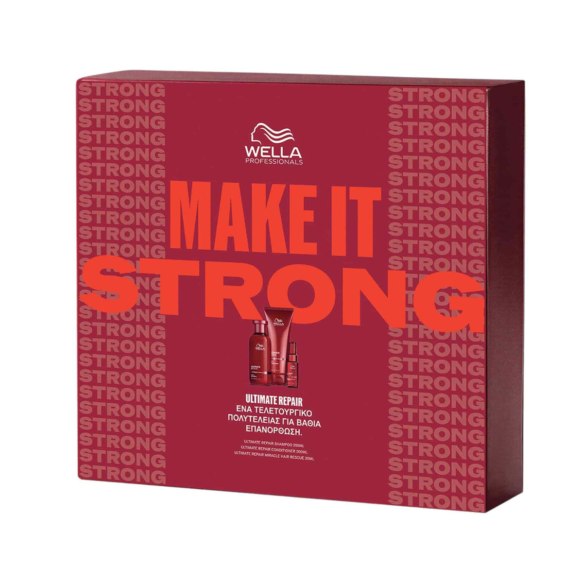 Wella Professionals Ultimate Repair Limited Edition Set με σαμπουάν 250ml, conditioner 200ml και Miracle Hair Rescue 30ml για ταλαιπωρημένα μαλλιά