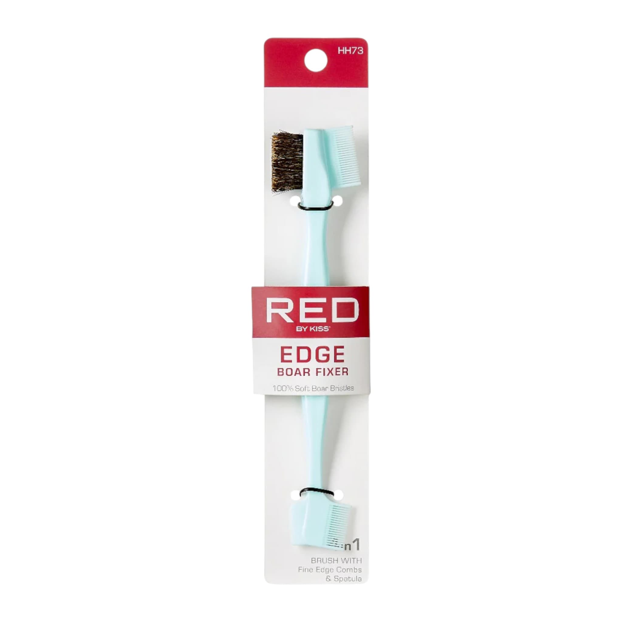 Red By Kiss 4 in 1 Edge Boar Fixer HH73 Mint Βούρτσα Λείανσης σε Χρώμα Μέντα 1
