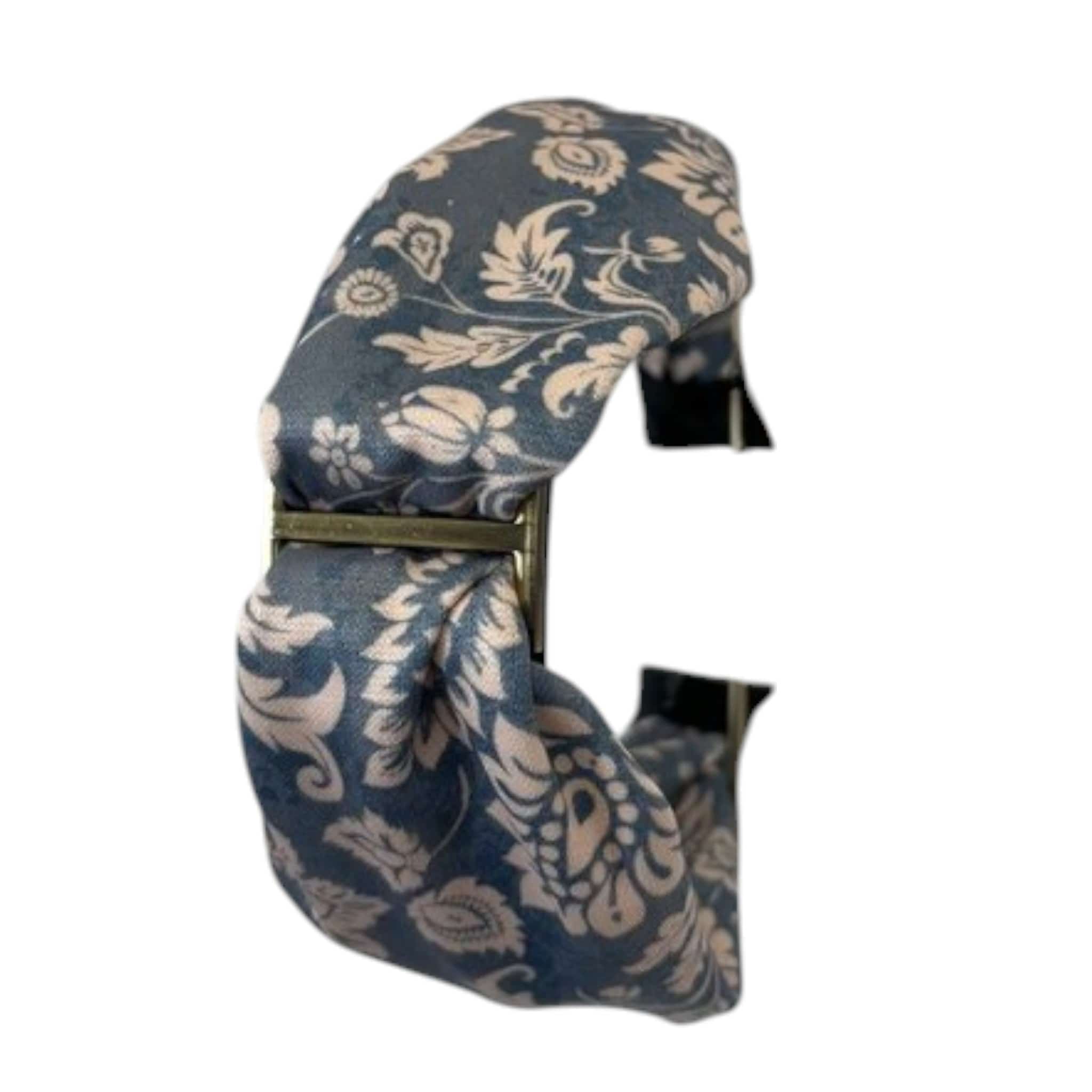 Strechbio Στέκα Με Μέταλλο Γαλάζιο Σιέλ Φλοράλ