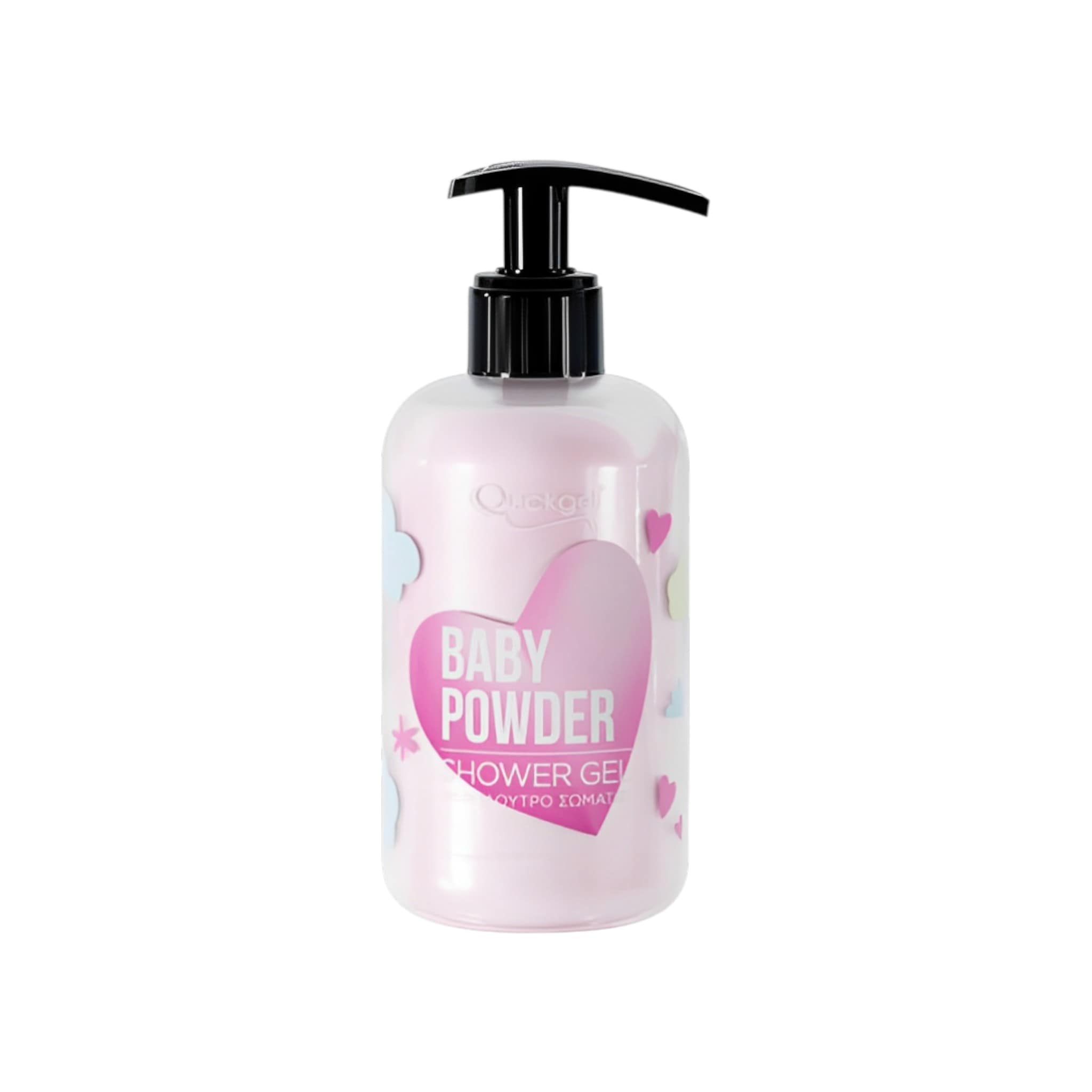Quickgel Baby Powder Ενυδατικό Gel Σώματος με Άρωμα Πούδρα 300ml 1