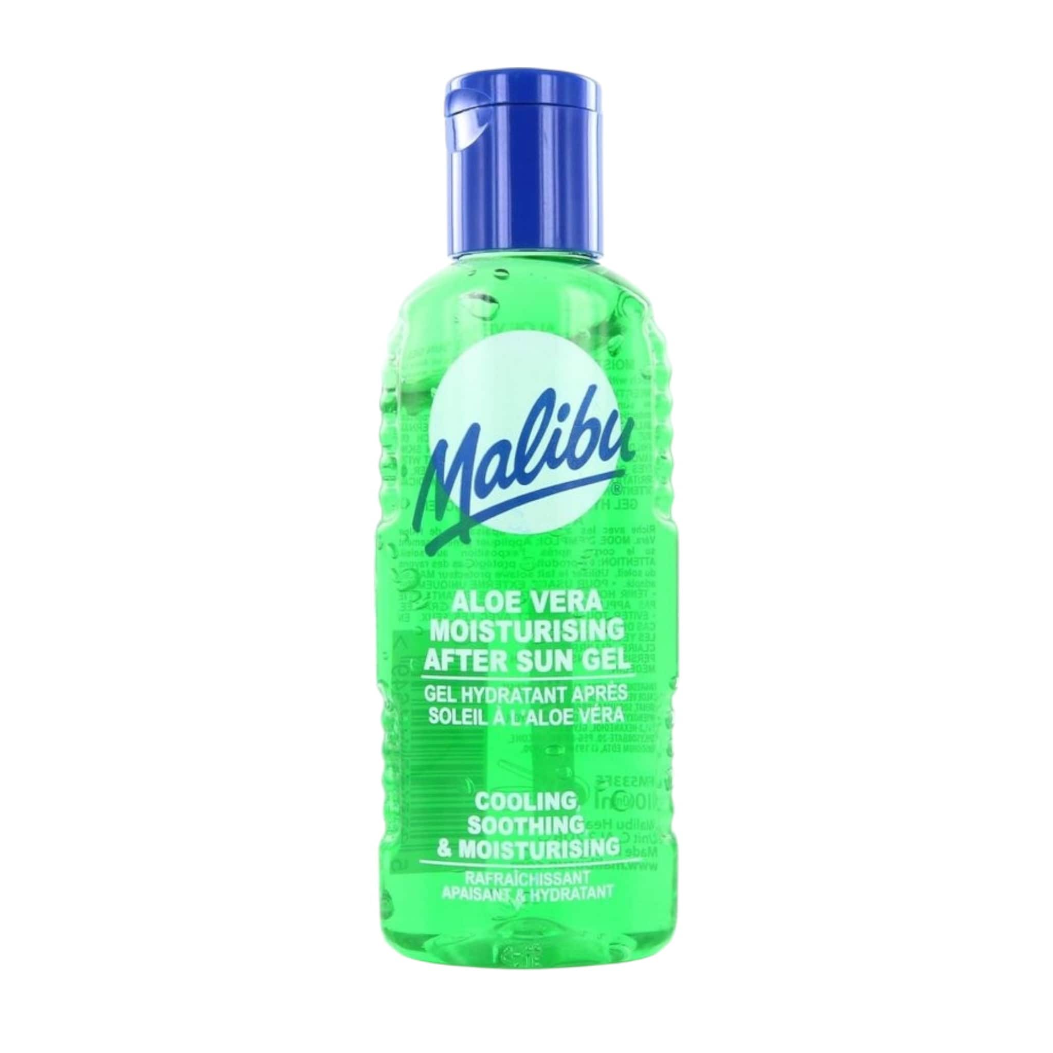 Malibu Aloe Vera Moisturizing After Sun Gel Ενυδατικό Τζελ Σώματος για Μετά Την Έκθεση Στον Ήλιο 100ml