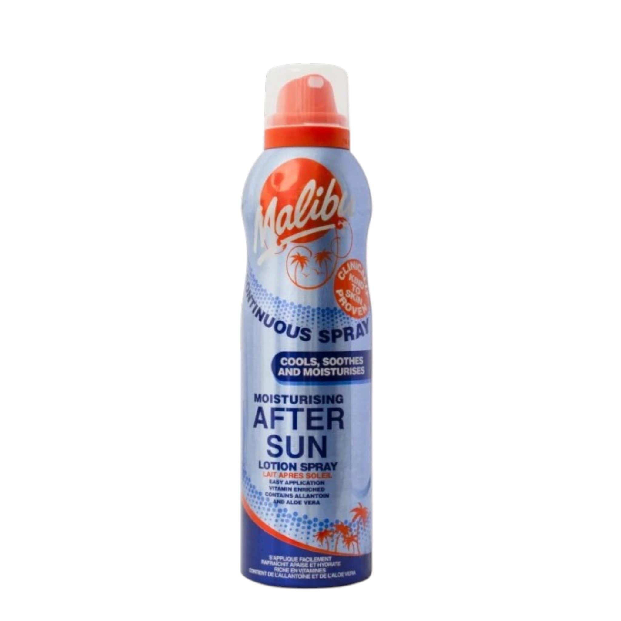 Malibu After Sun Continuous Lotion Spray Ενυδάτωση μετά την Έκθεση στον Ήλιο 175ml 1