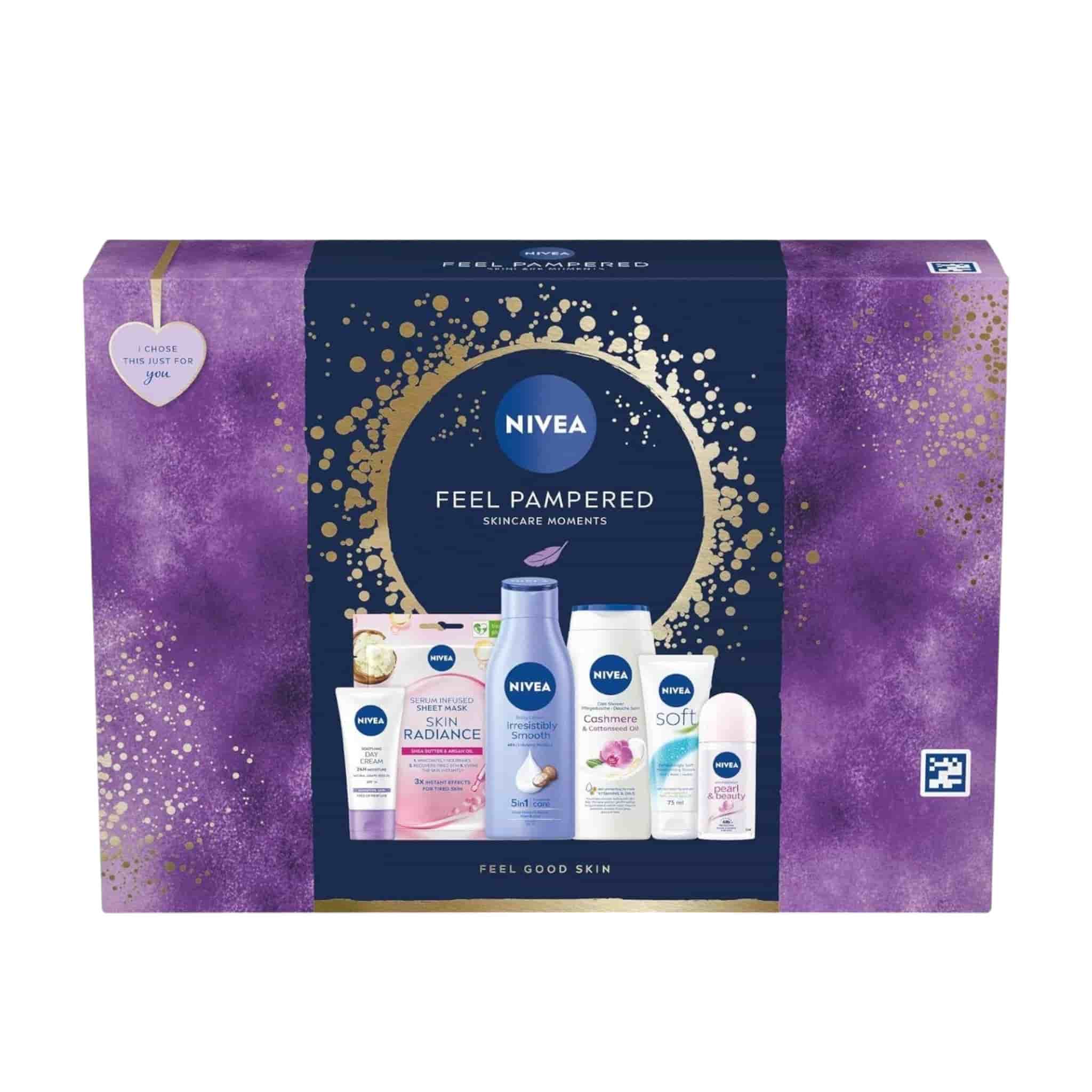 Nivea Feel Pampered Σετ Περιποίησης για Πρόσωπο και Σώμα 6τμχ 1