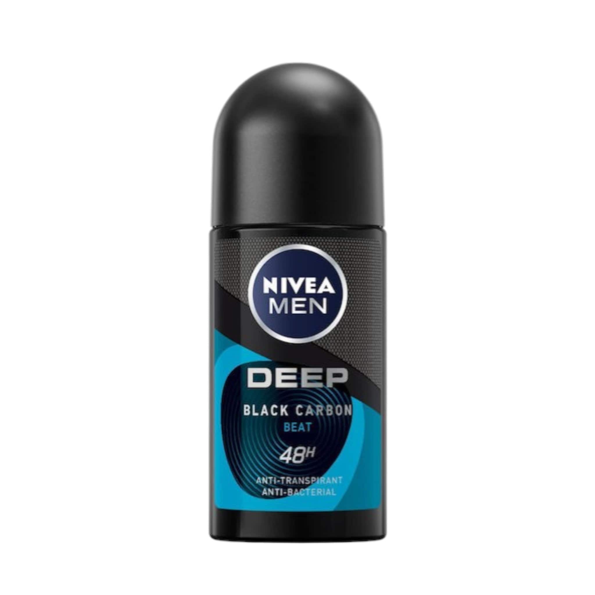 Nivea Men Deo Deep Black Carbon Ανδρικό Αποσμητικό σε Roll-on 50ml