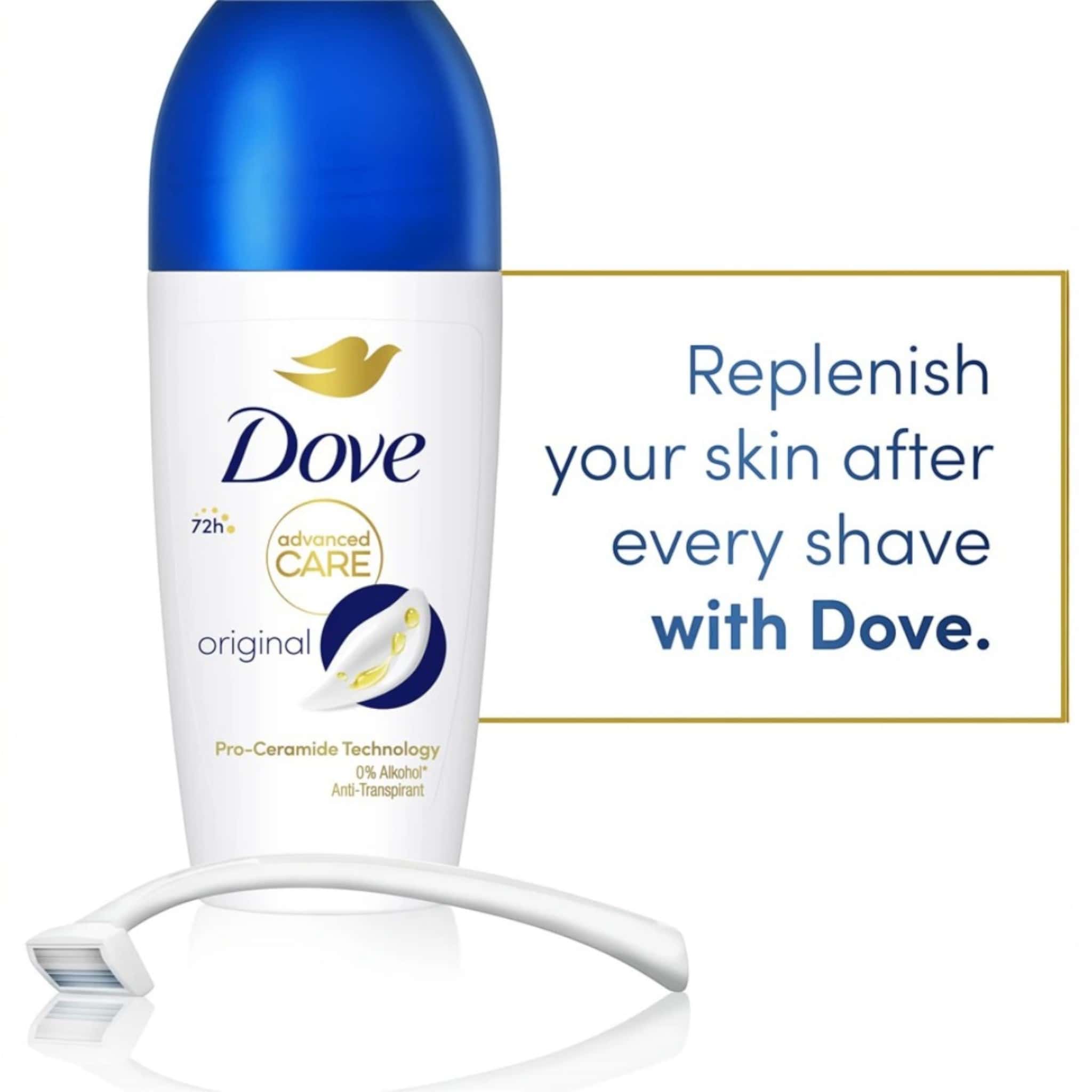 Dove Advanced Care Original Roll-On Αποσμητικό 50ml 2