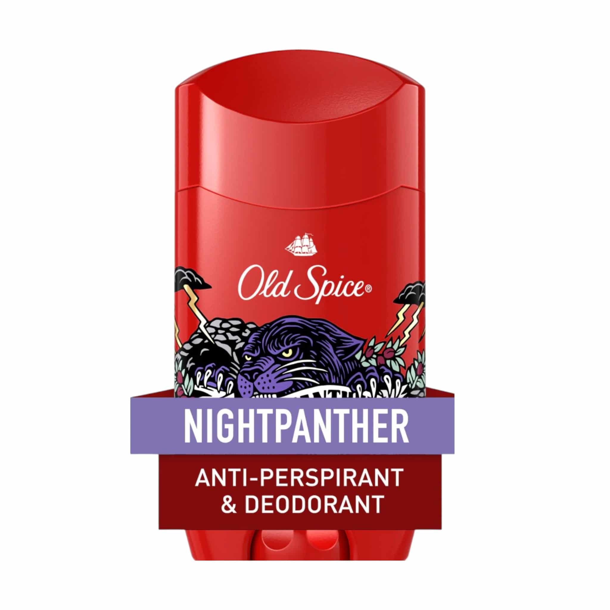 Old Spice Night Panther Deodorant Stick Αποσμητικό σε Στικ με Άρωμα Κίτρο και Βανίλια Duo Pack (2*50ml) 1