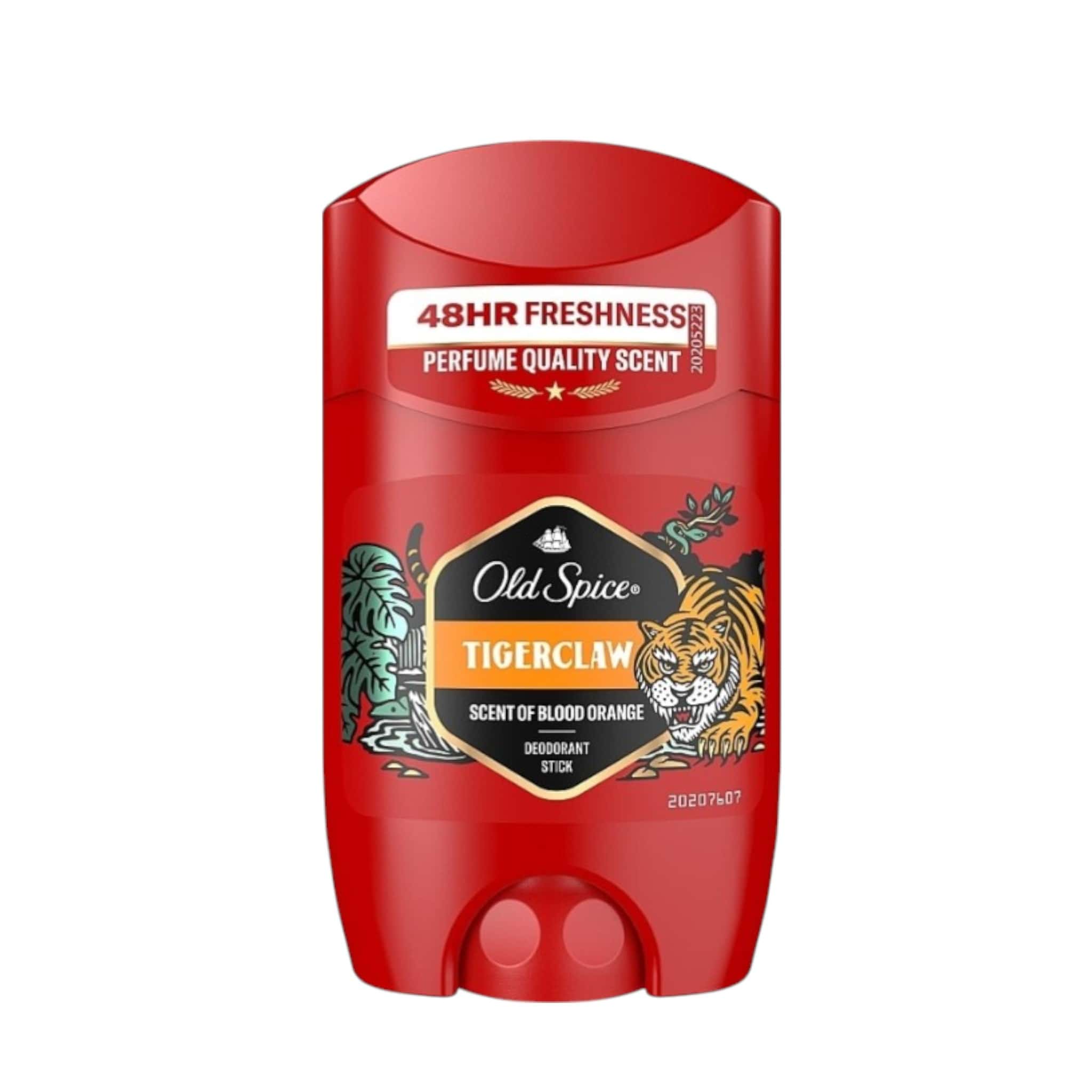 Old Spice Tiger Claw Deodorant Stick Αποσμητικό σε Στικ με Άρωμα Πορτοκάλι Σαγκουίνι Duo Pack (2*50ml) 1