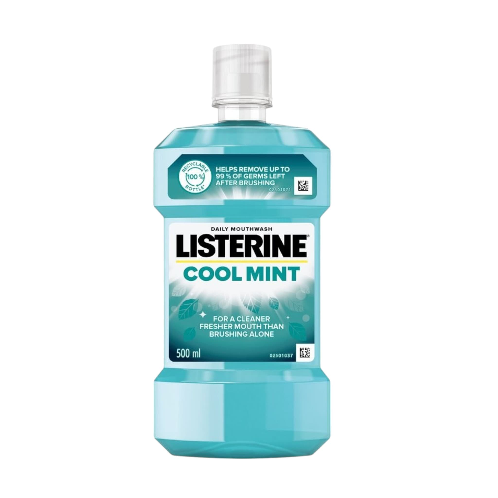 Listerine Cool Mint Στοματικό Διάλυμα με Μέντα 500ml 1