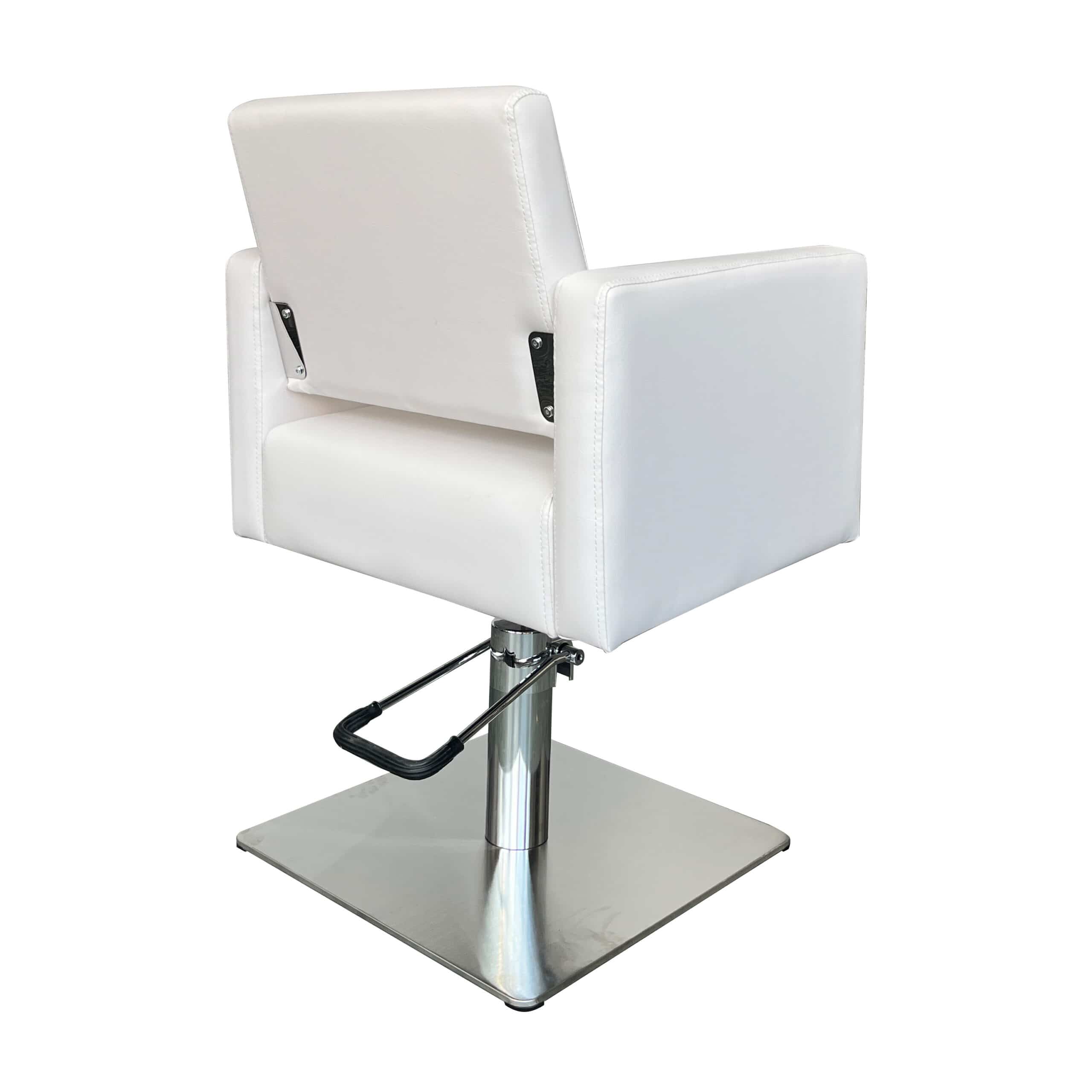 Salon Pro Economy Styling Chair Dalia White 6205 by GL 5