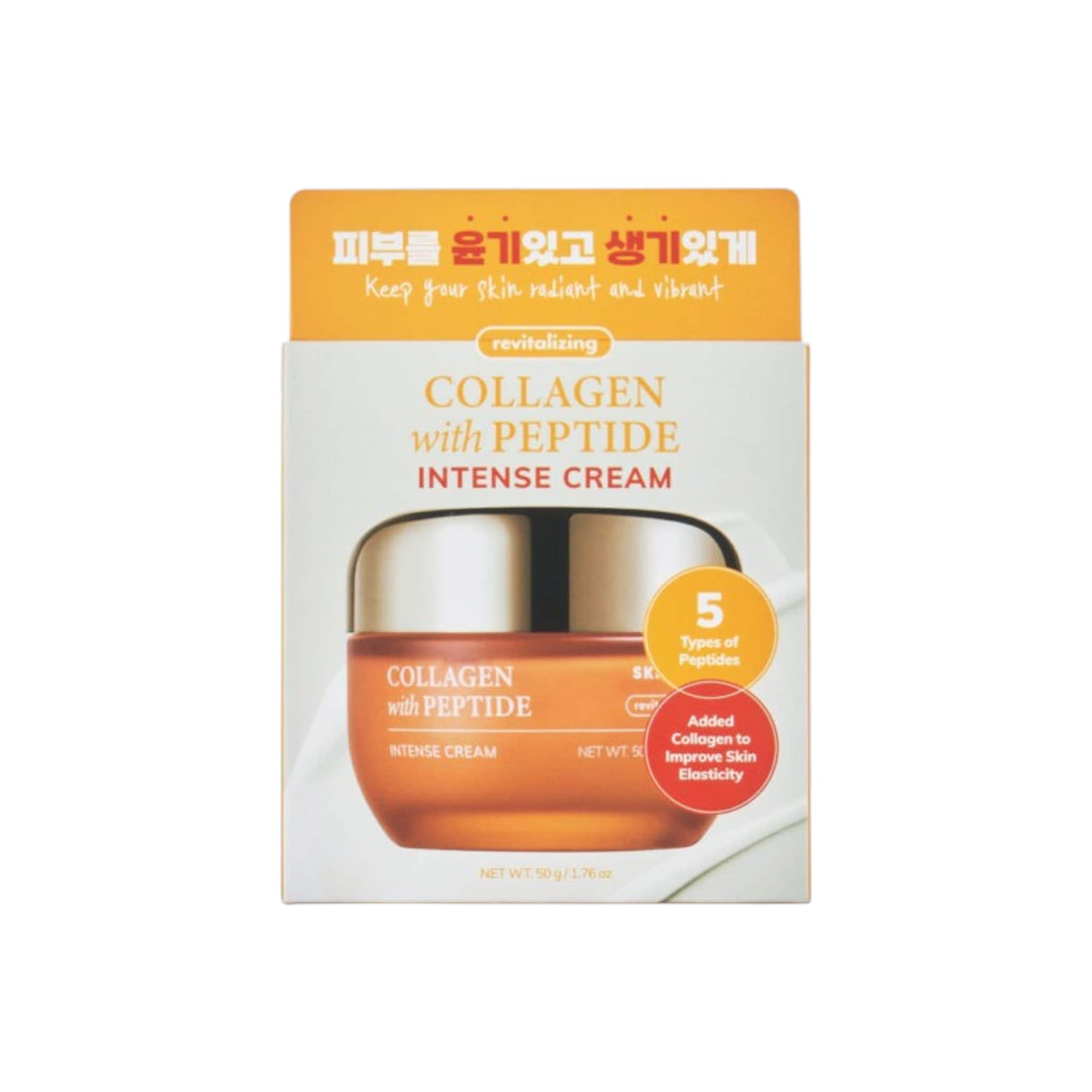 SKIN627 Collagen with Peptide Intense Cream Αντιγηραντική Κρέμα Προσώπου με Κολλαγόνο & Πεπτίδια 50g 2