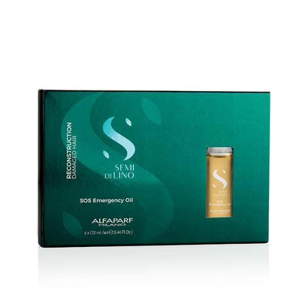 Alfaparf Semi di Lino Reconstruction SOS Emergency Oil 6x13ml