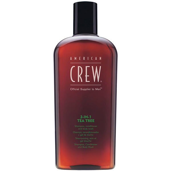 American Crew 3 In 1 Tea Tree Shampoo, Conditioner &amp; Body Wash 450ml