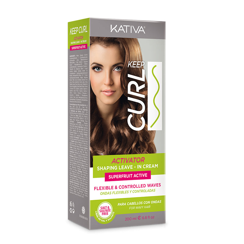 Kativa Keep Curl Activator Shaping Leave In Cream 200ml