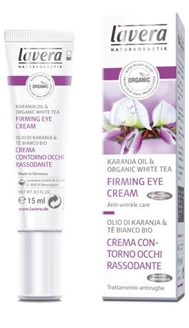 Lavera Karanja Oil &amp; Organic White Tea Firming Eye Cream 15ml