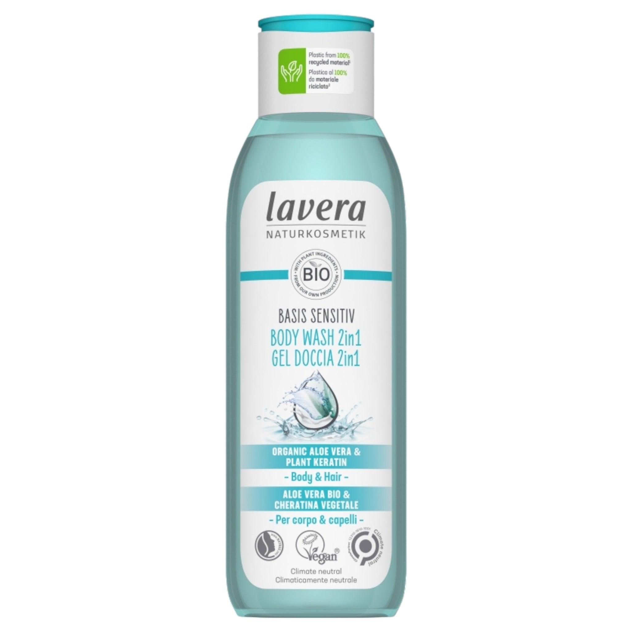 Lavera Basis Sensitiv Hydro Feelig Σαμπουάν & Αφρόλουτρο Basis 2 σε 1 250ml