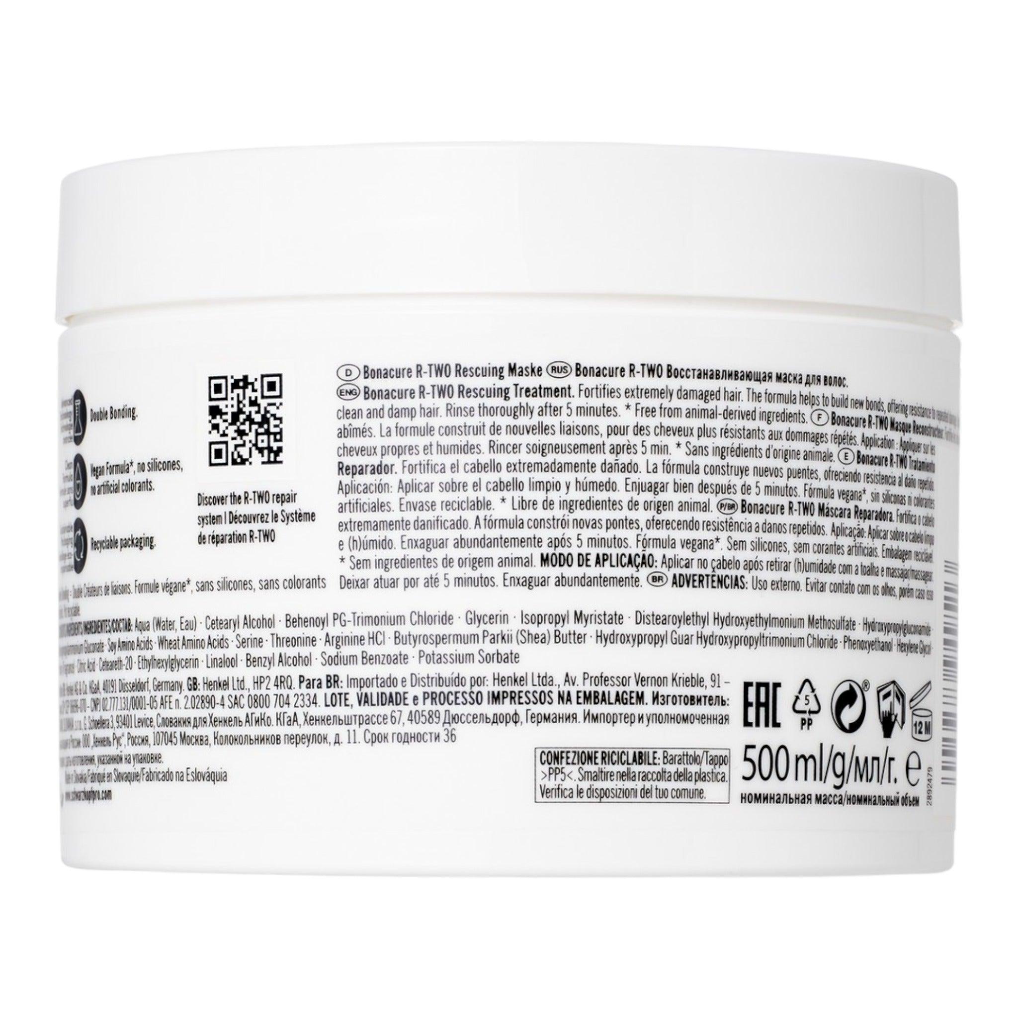 Schwarzkopf Professional Bonacure R-TWO Treatment 500ml