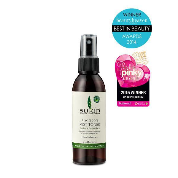 Sukin Naturals Hydrating Mist Toner 125ml