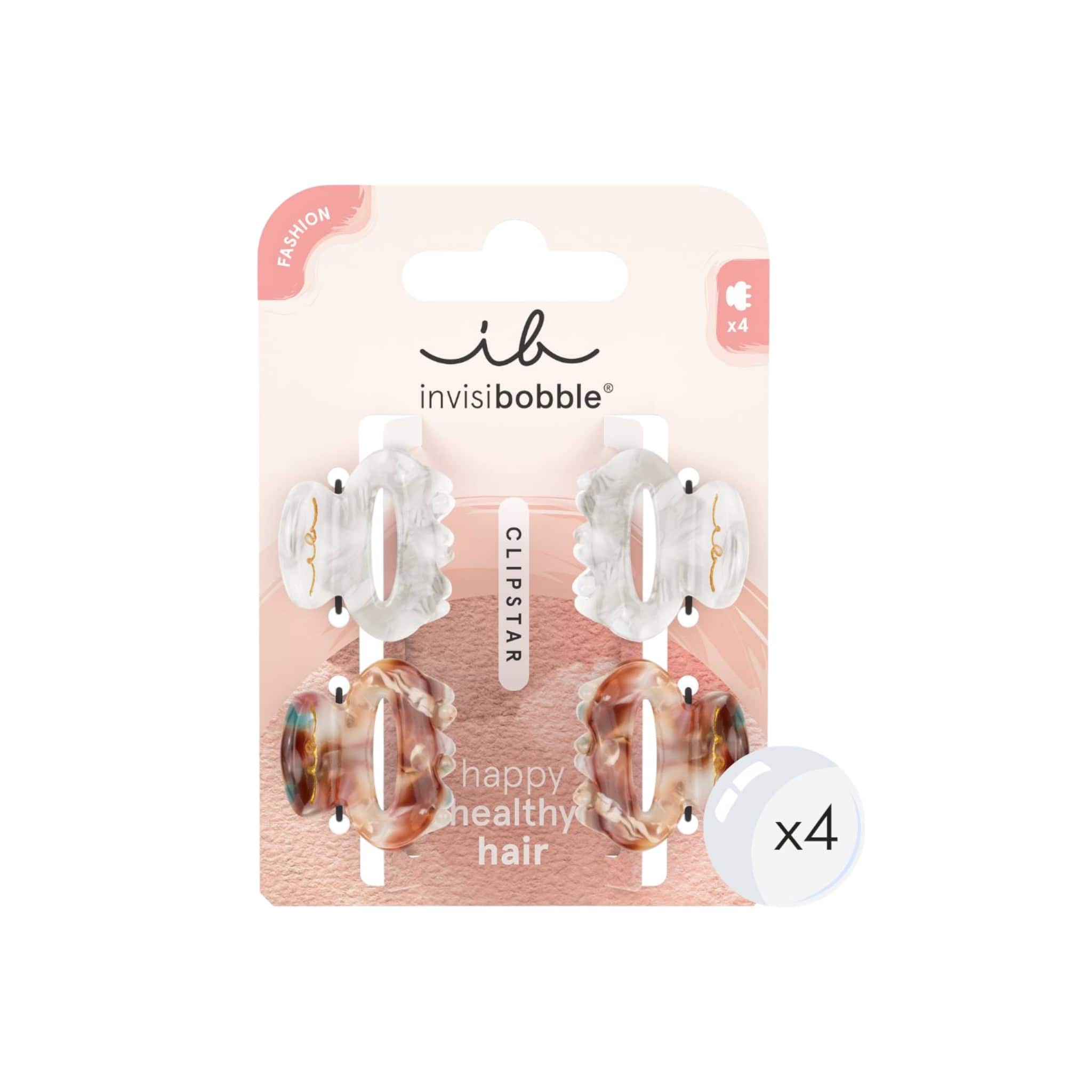 Invisibobble Clipstar Petit Bijoux 4 τμχ Mikra Klamer