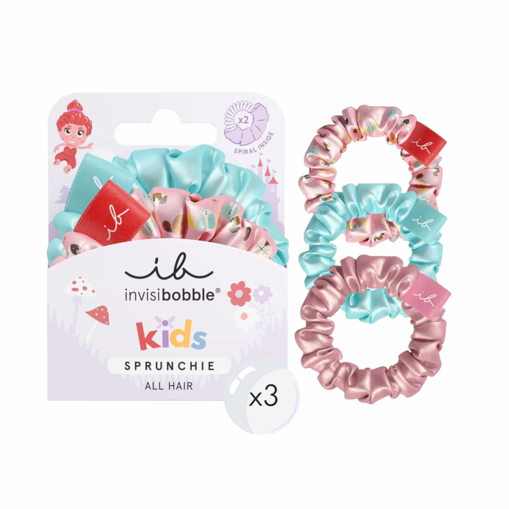 Invisibobble Kids Sprunchie Puppy Love 2τμχ Παιδικά Λαστιχάκια