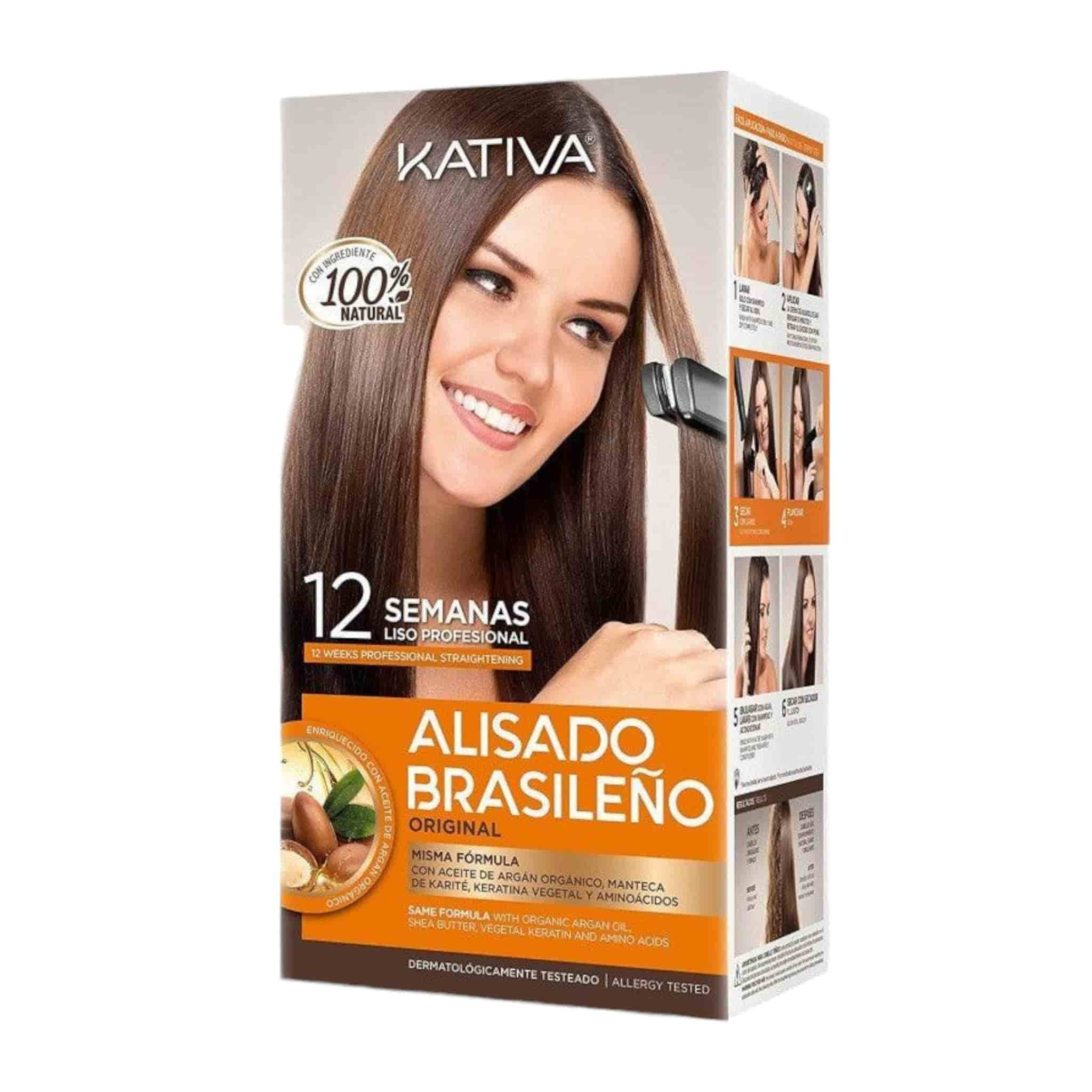 Kativa 12 Weeks Professional Straightening Alisado Brasileno Original