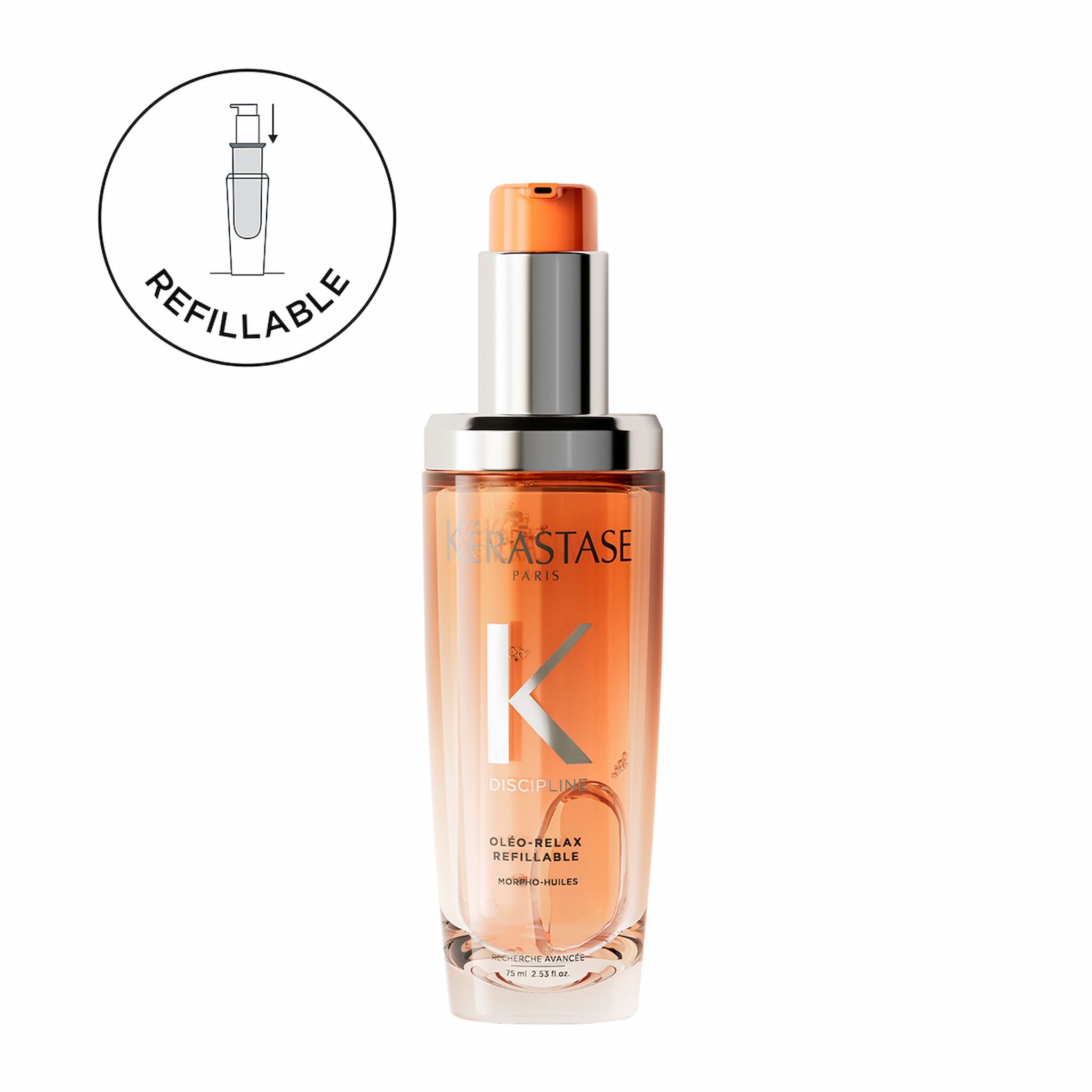 Kerastase Discipline L'Ηuile Oleo-Relax Refillable Έλαιο για Ατίθασα Μαλλιά 75ml