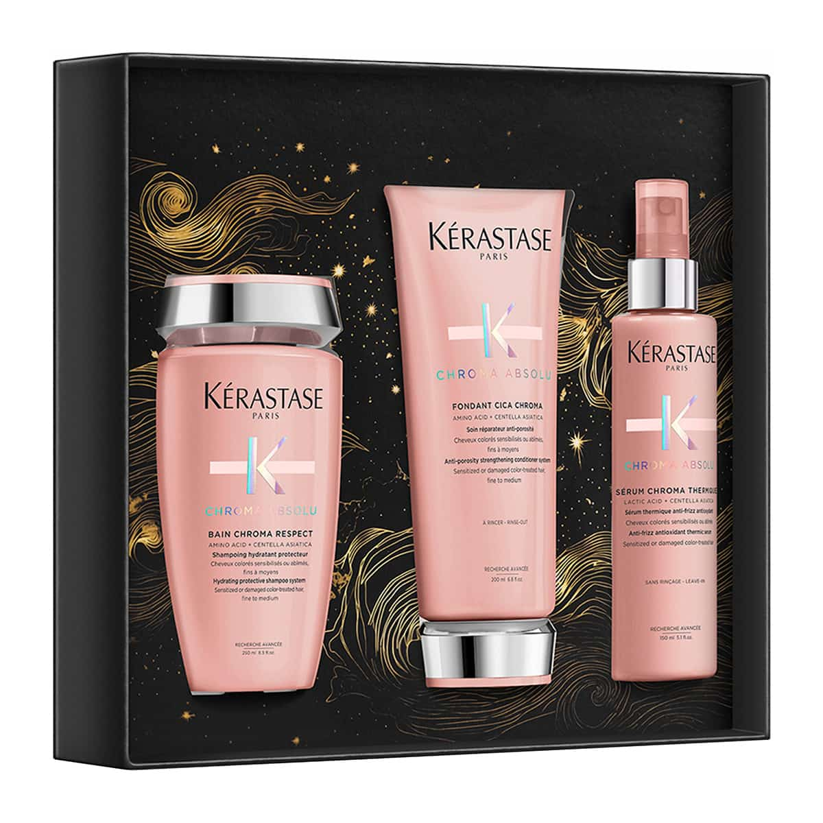 Kerastase Chroma Absolu Limited Edition Σετ Περιποίησης για Βαμμένα Μαλλιά (Bain 250ml, Conditioner 200ml, Thermique 150ml)